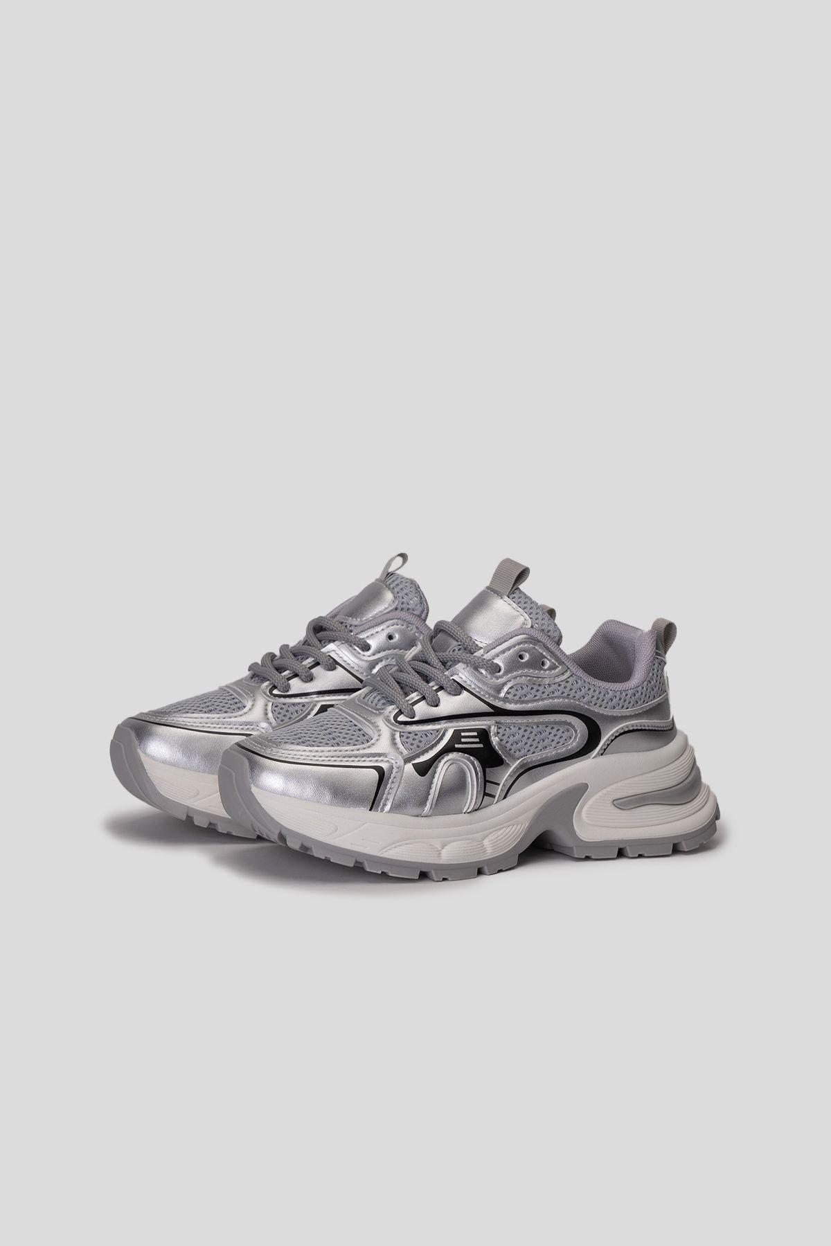 Zapatilla Deportiva Mujer Gris Reid Chinitown-2