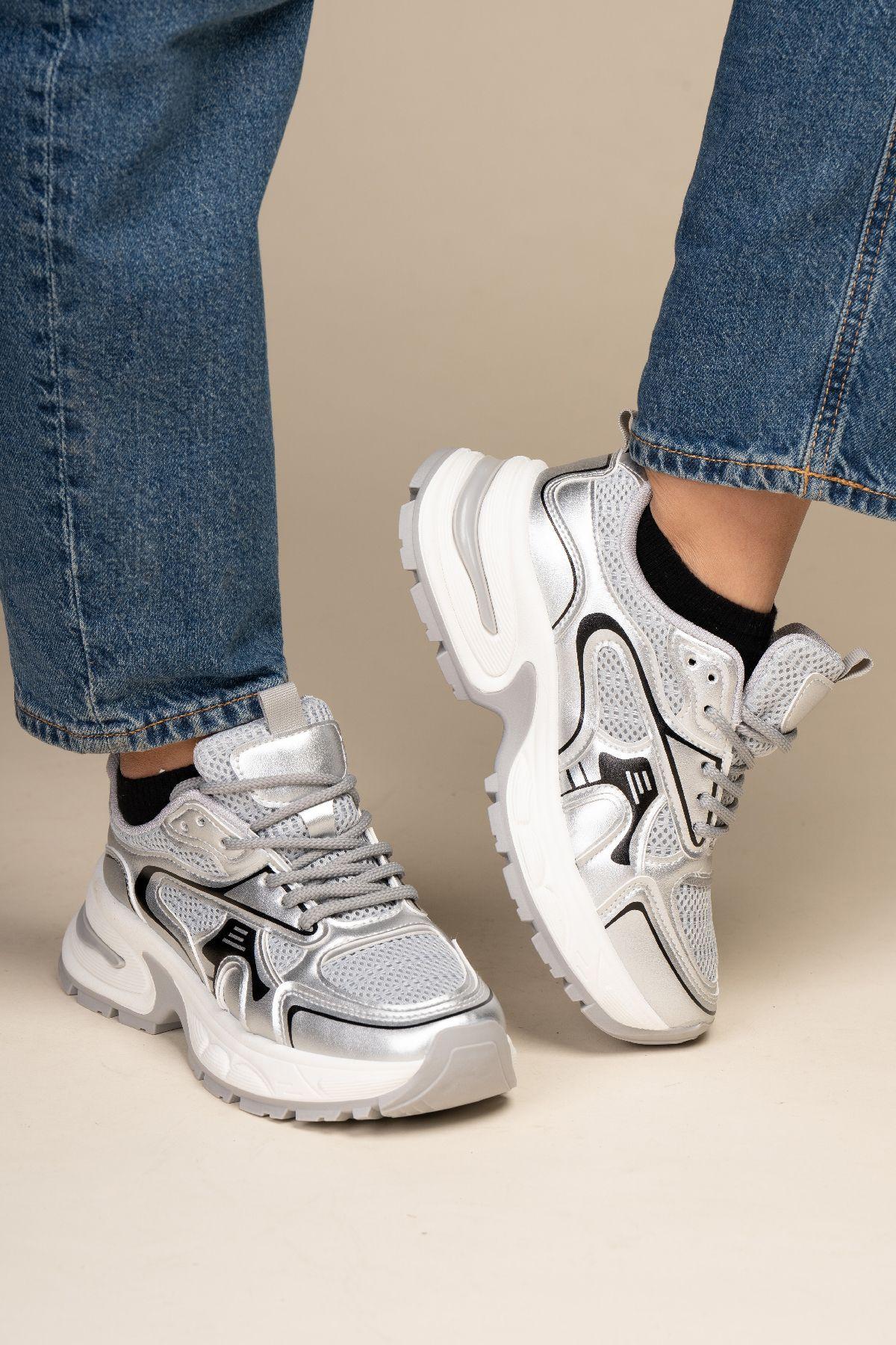 Zapatilla Deportiva Mujer Gris Reid Chinitown-4