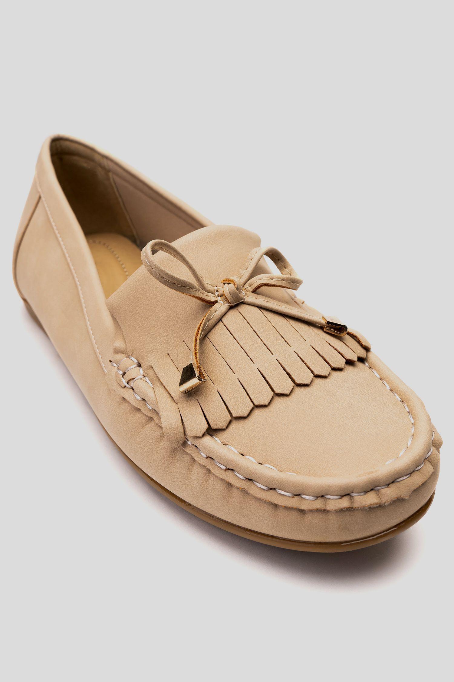 Mocasin Mujer Beige Luisana Chancleta-2