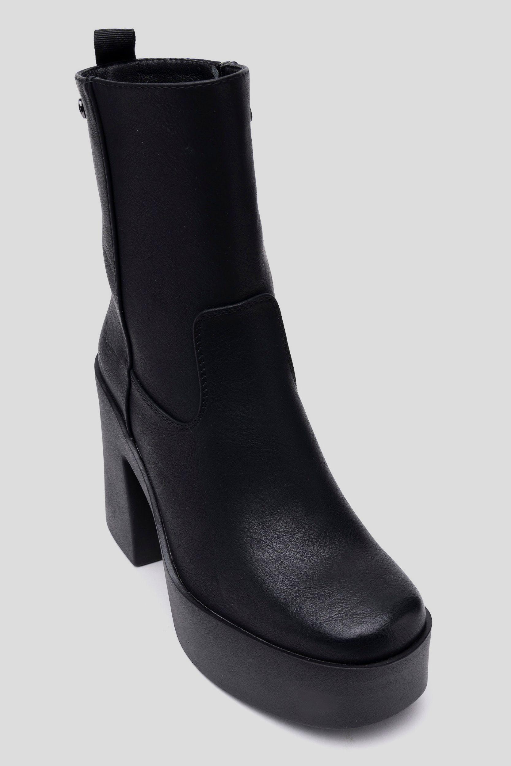 Bota Mujer Negro Yamila Apóstol-2