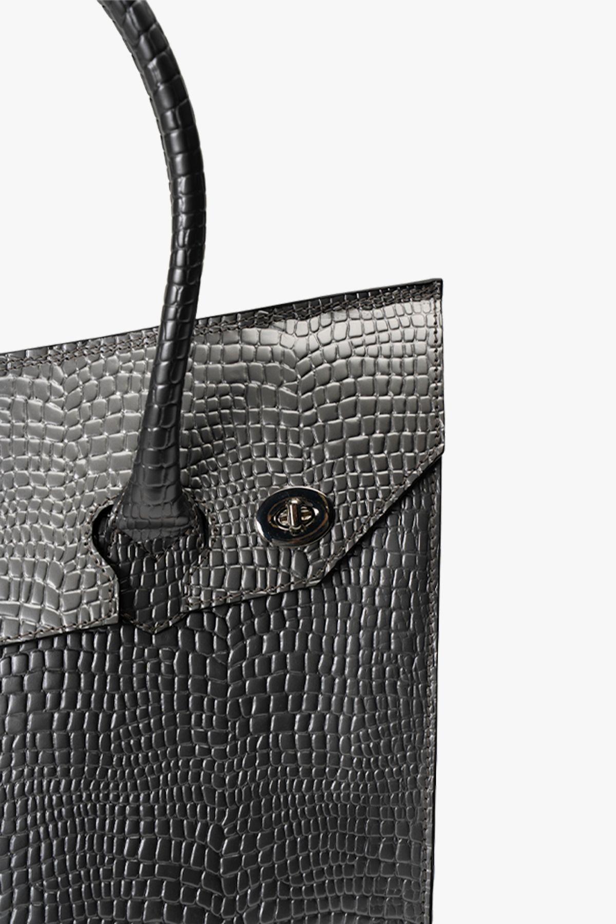 Cartera de Mano Plata Raptor Landazuri-4