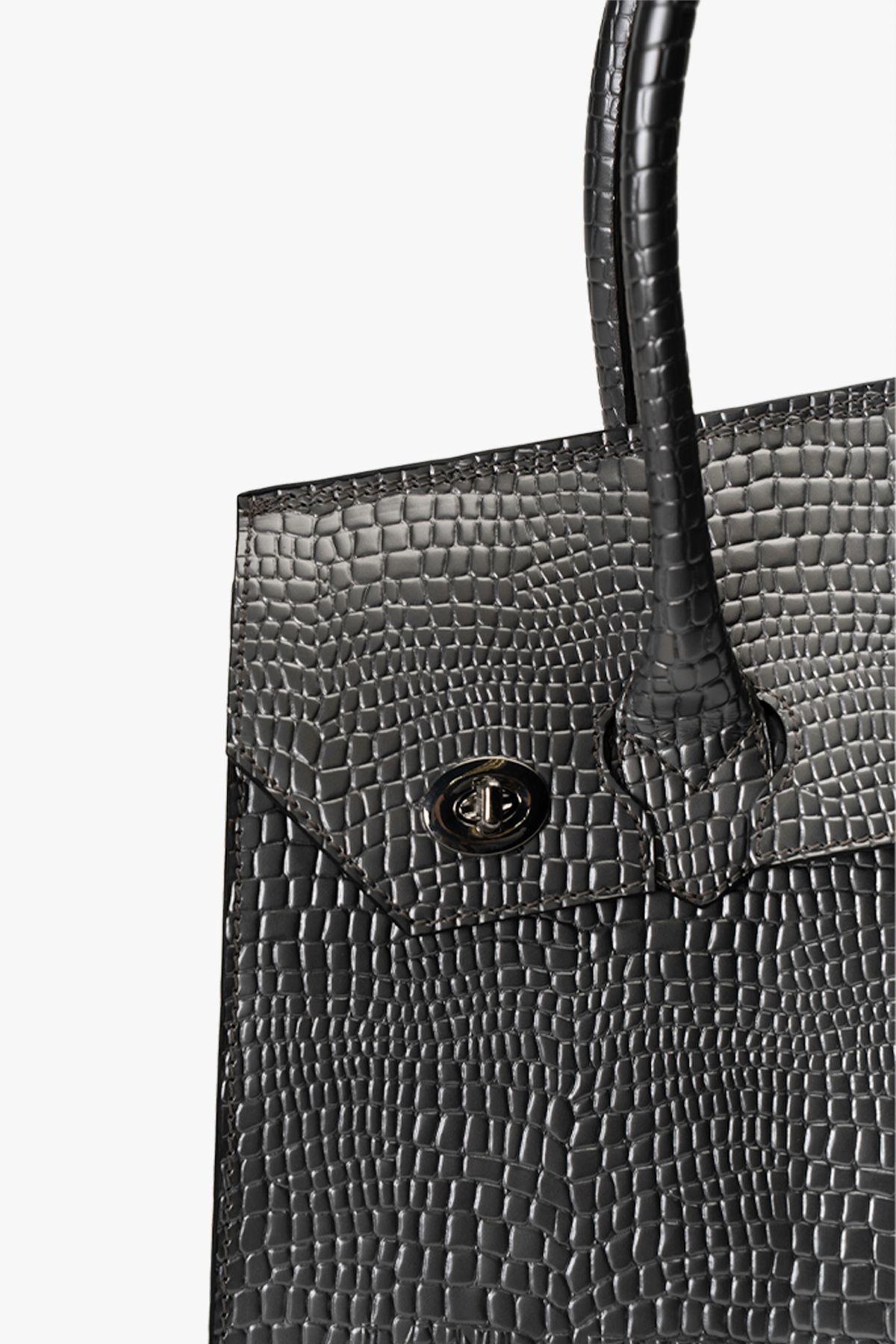 Cartera de Mano Plata Raptor Landazuri-5