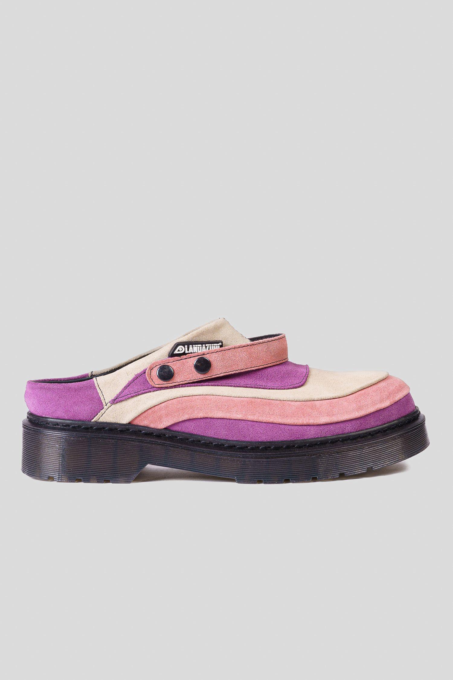 Zapato Cuero Mule Adriático Rosa Landazuri-0