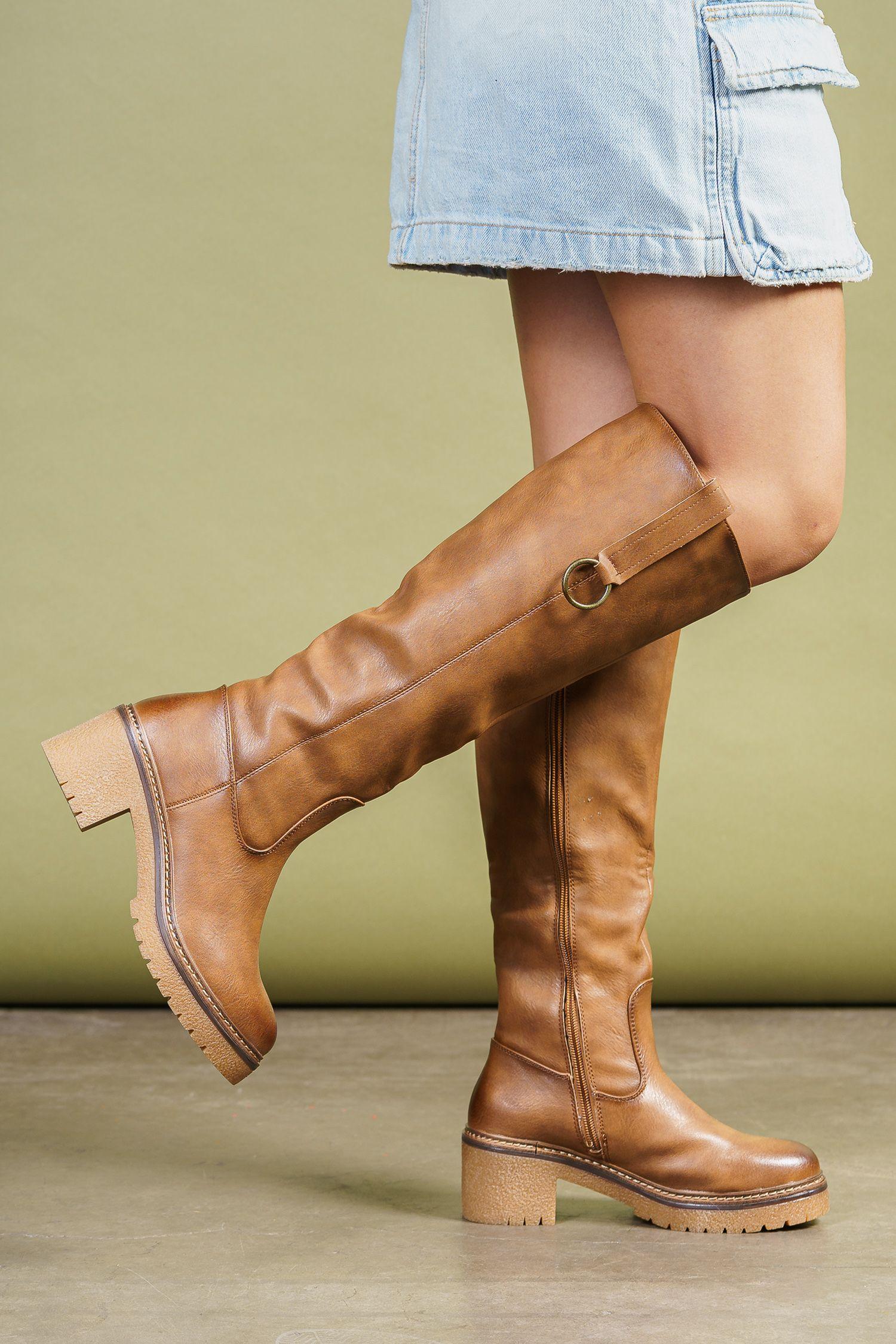 Bota Mujer Café Dionisia Thunder Blue-1