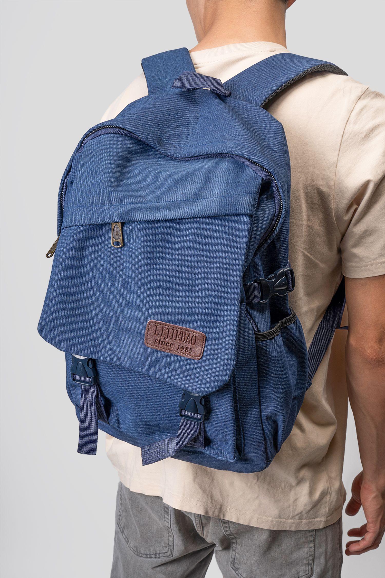 Mochila Universitaria Jeans Azul Chinitown-3