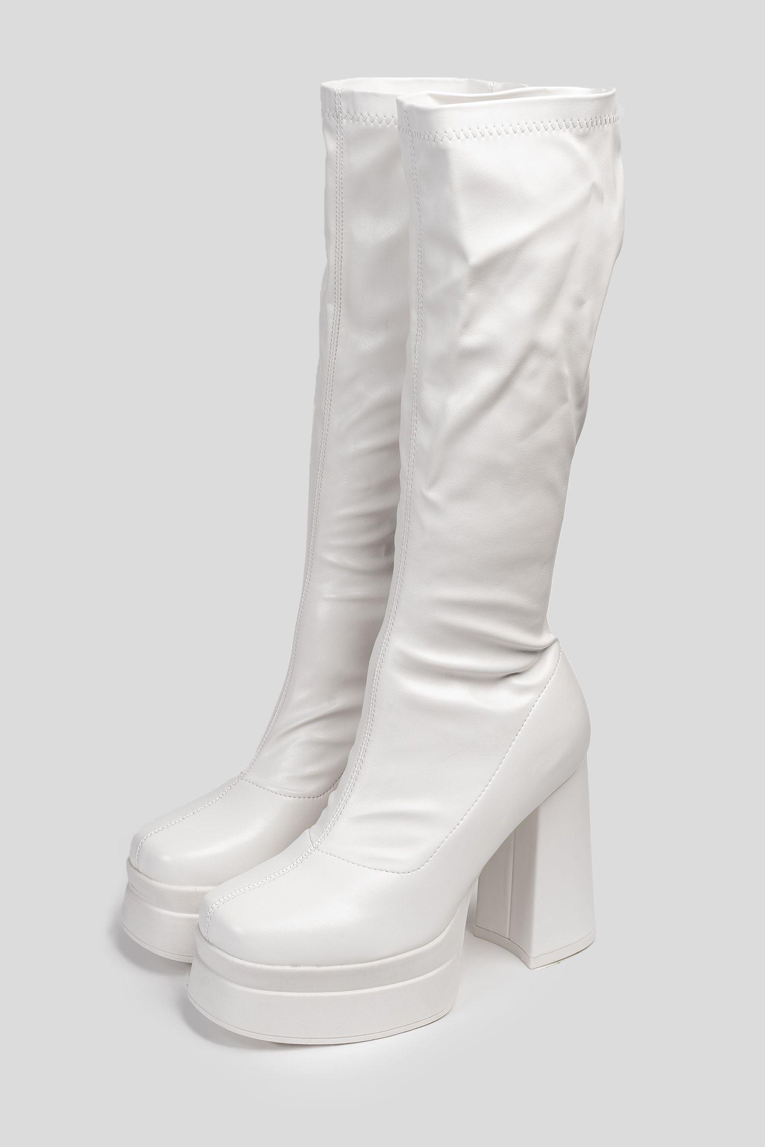 Bota Mujer Blanco Eloise Chinitown-2