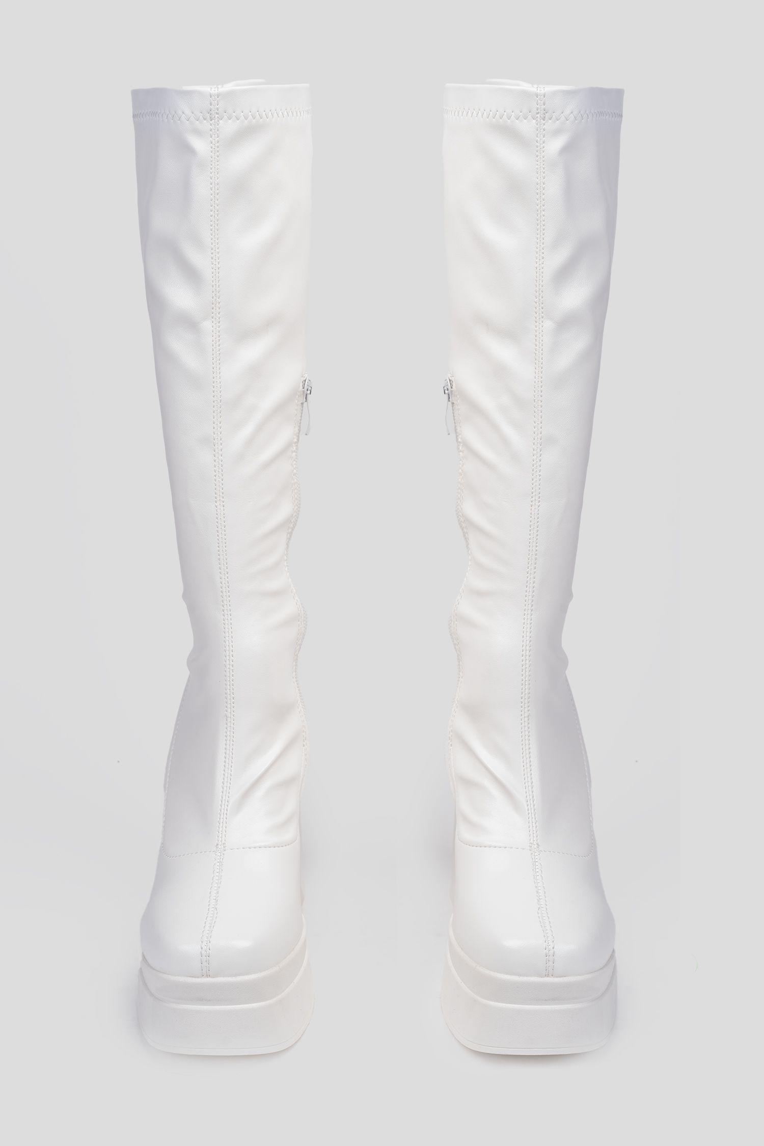 Bota Mujer Blanco Eloise Chinitown-3