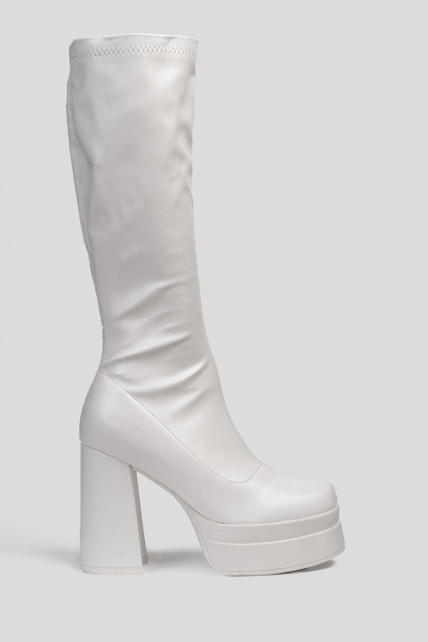 Bota Mujer Blanco Eloise Chinitown-0