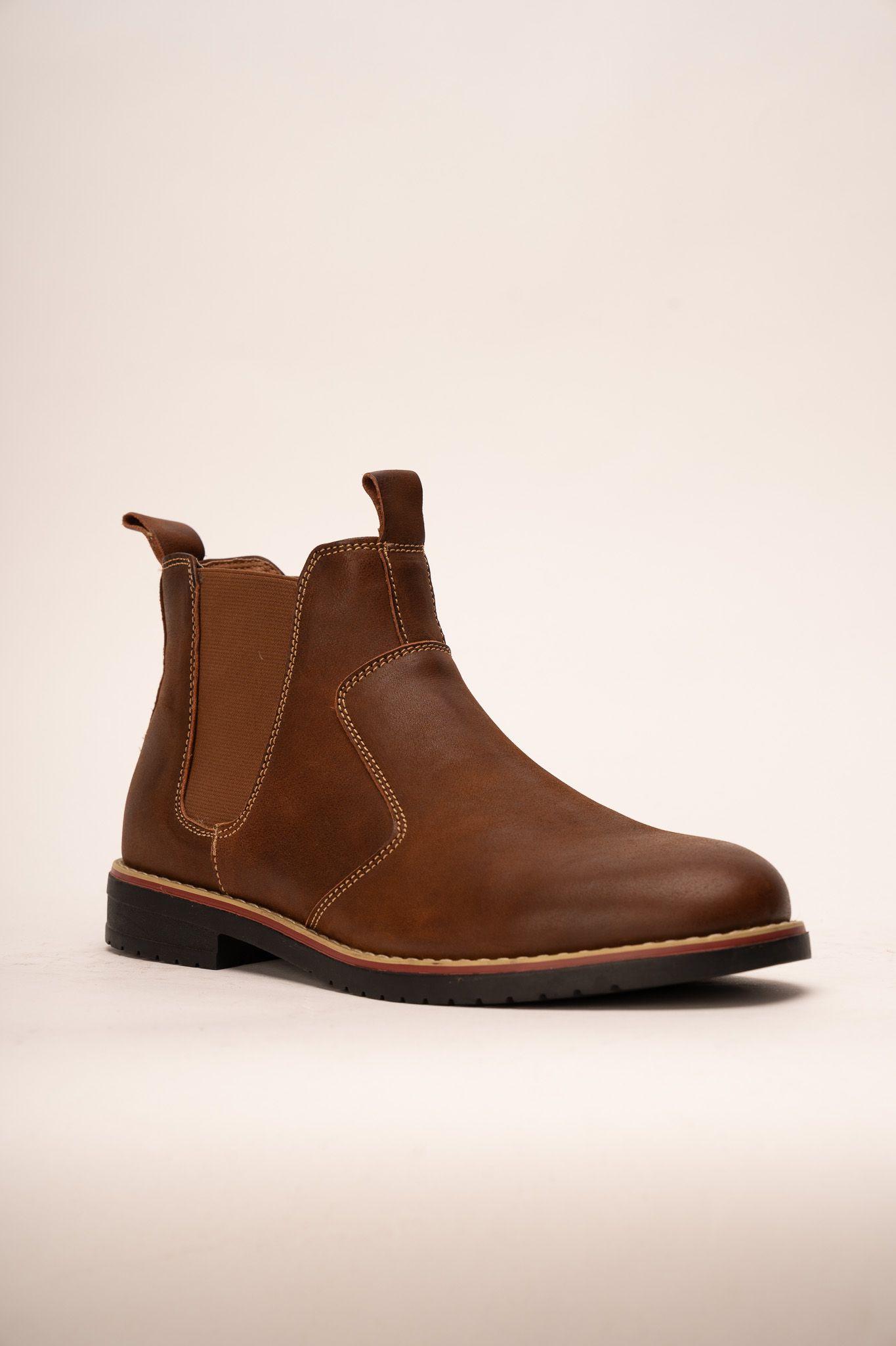 Botín Casual Hombre Café Naddir Chinitown-1