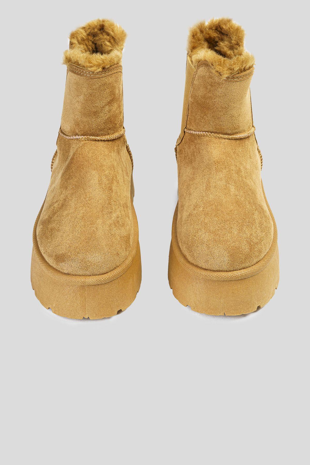 Botín Mujer Camel Betsabé Thunder Blue-3