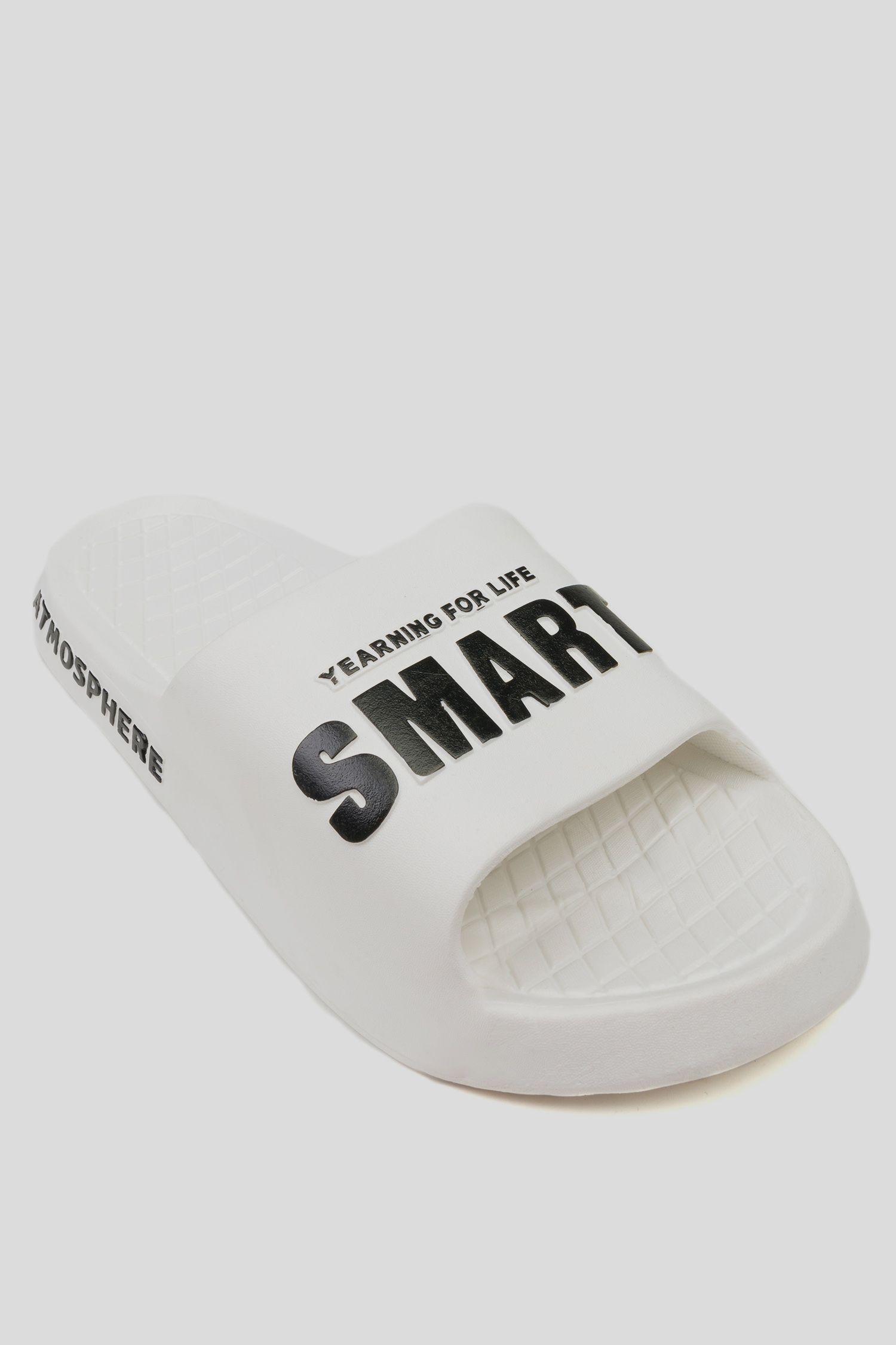 Sandalia Hombre Blanco Smart Chancleta-2