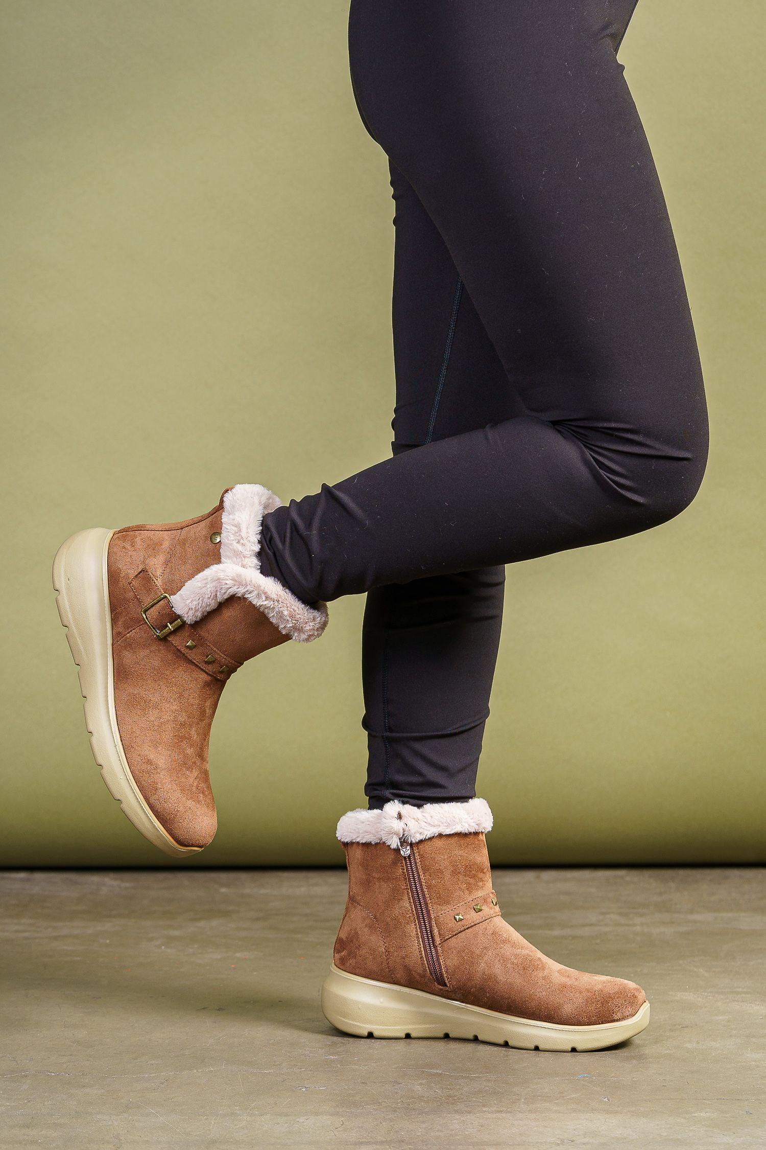 Botín Mujer Café Claro Ryo Boteli-1