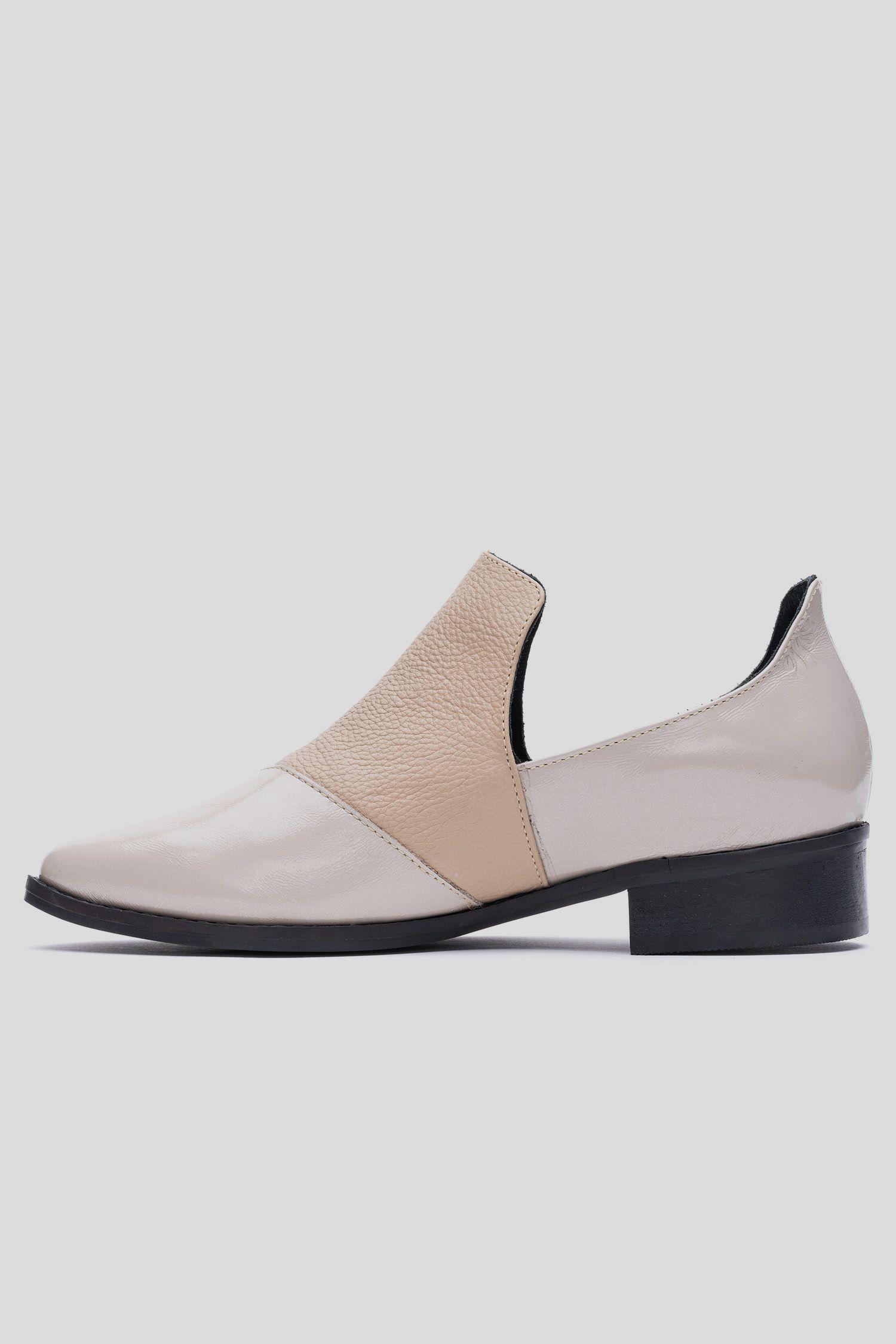 Zapato Cuero Lanco Beige Barrientos-1