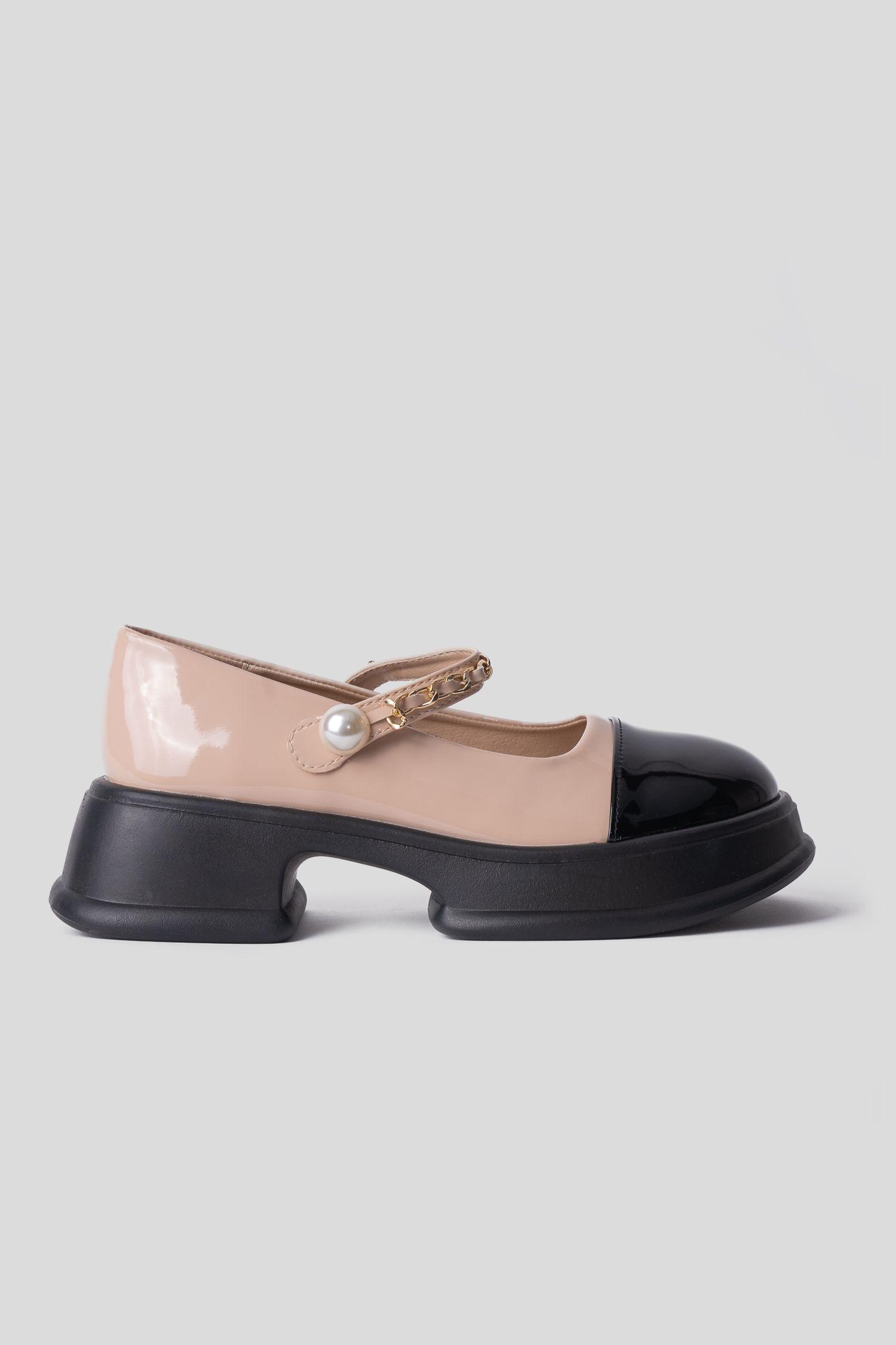 Mocasín Mujer Beige Mencia Apóstol-0