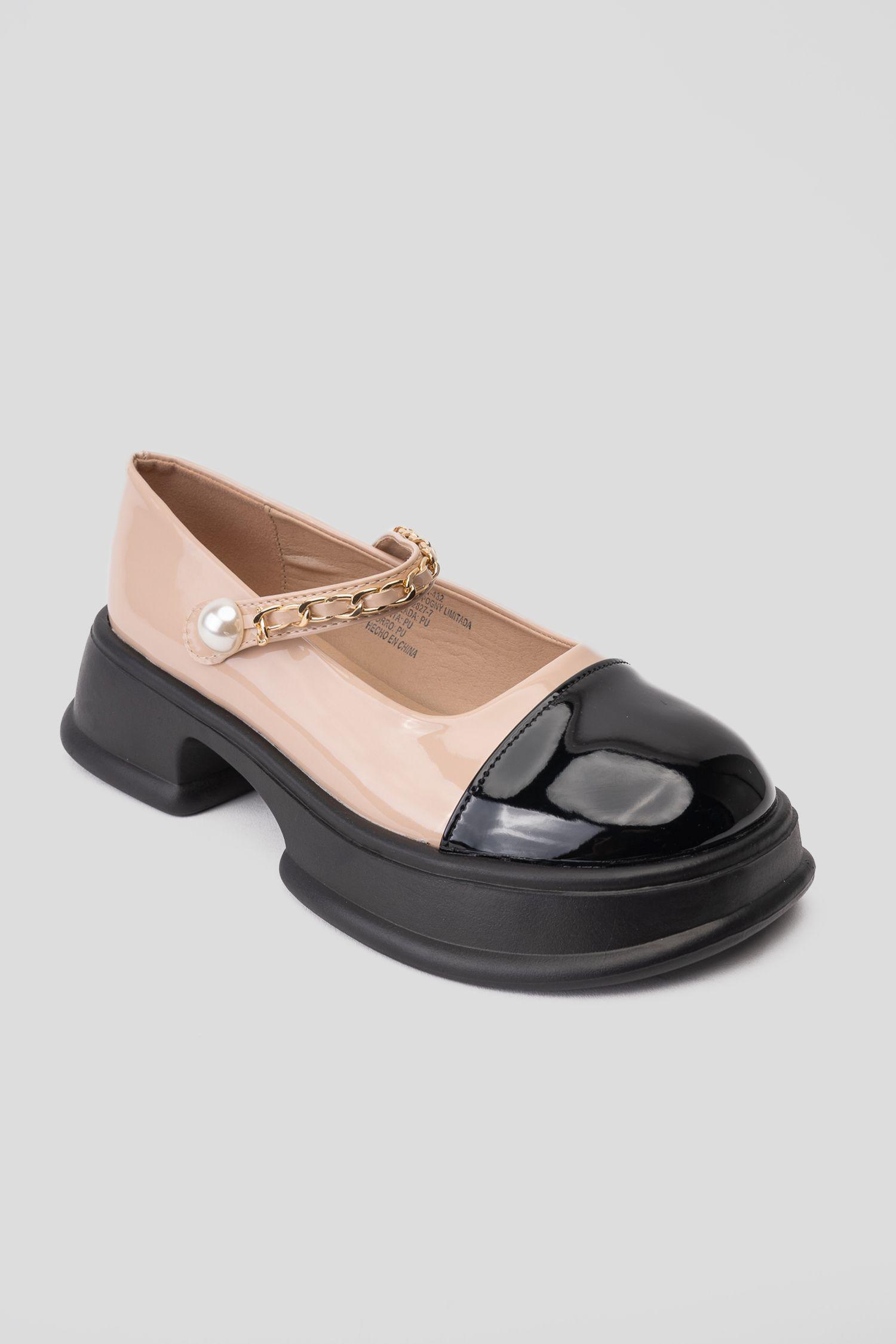 Mocasín Mujer Beige Mencia Apóstol-2