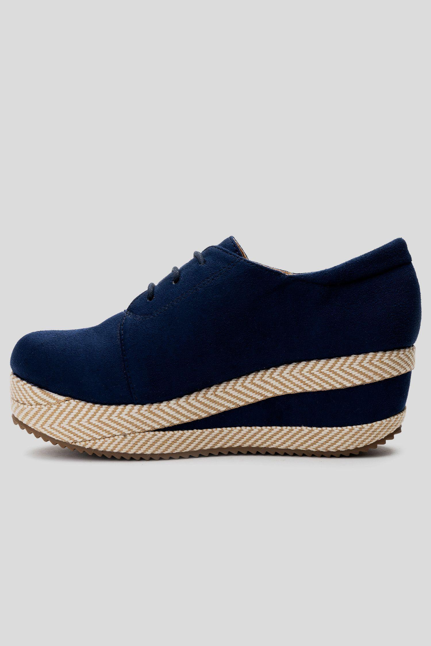 Zapato Mujer Azul Marcella Chancleta-1