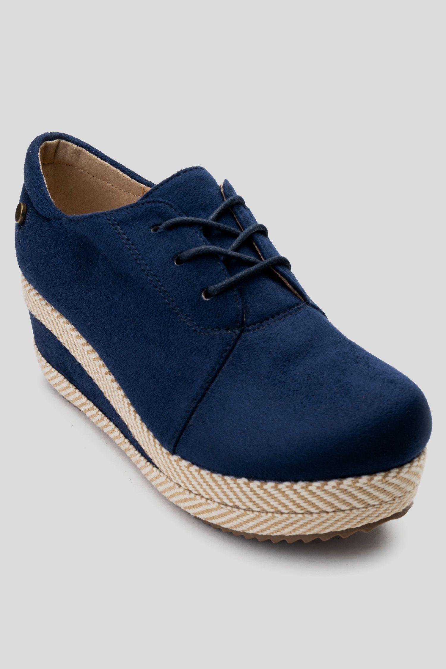 Zapato Mujer Azul Marcella Chancleta-2