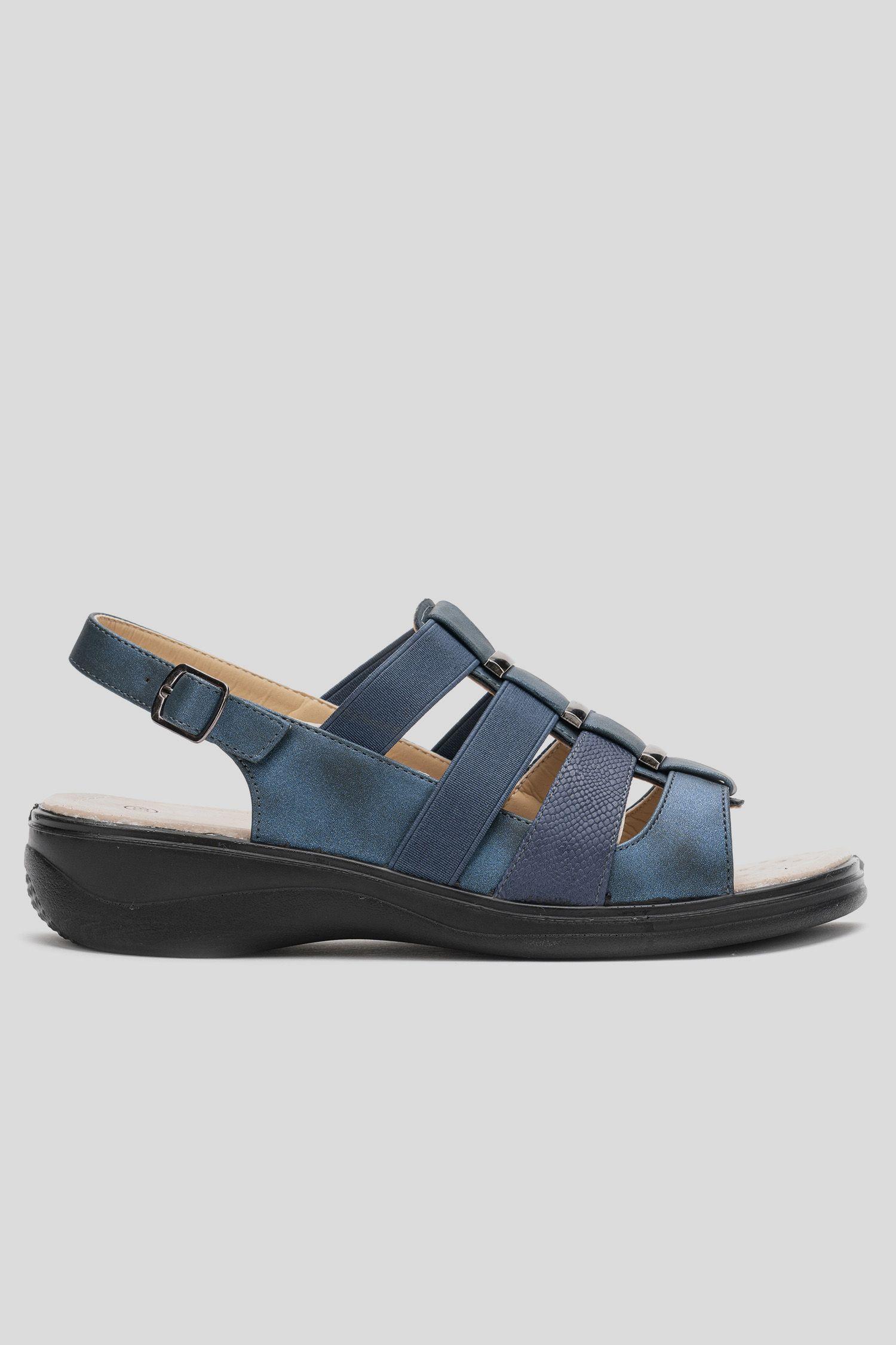 Sandalia Mujer Azul Lian Apóstol-0