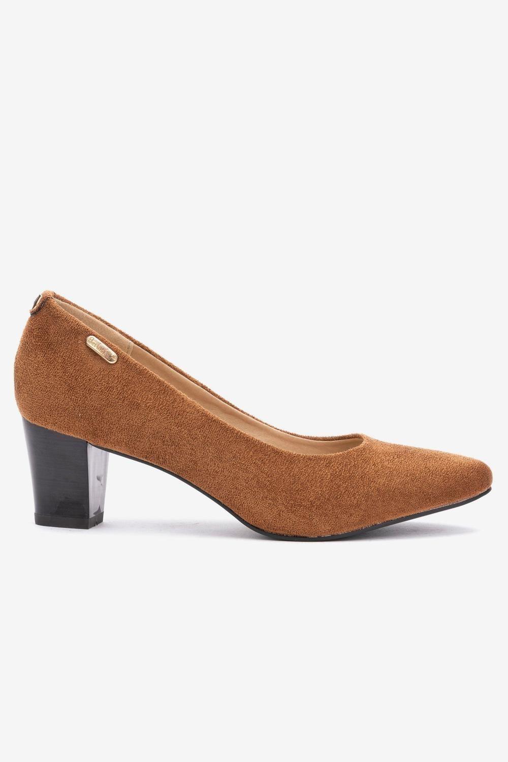 Zapato Formal Mujer Camel Luck Chinitown-0
