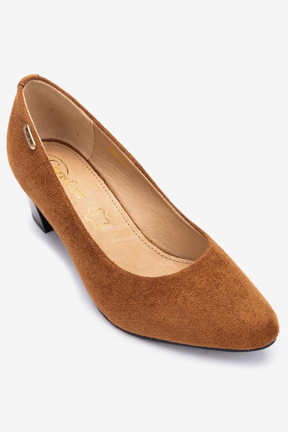 Zapato Formal Mujer Camel Luck Chinitown-4