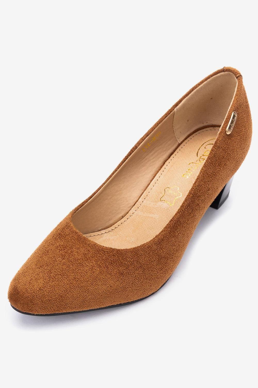 Zapato Formal Mujer Camel Luck Chinitown-5