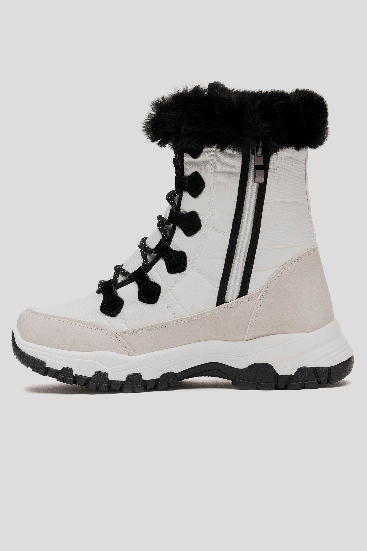 Bota Mujer Blanco Manizales Carbin-1