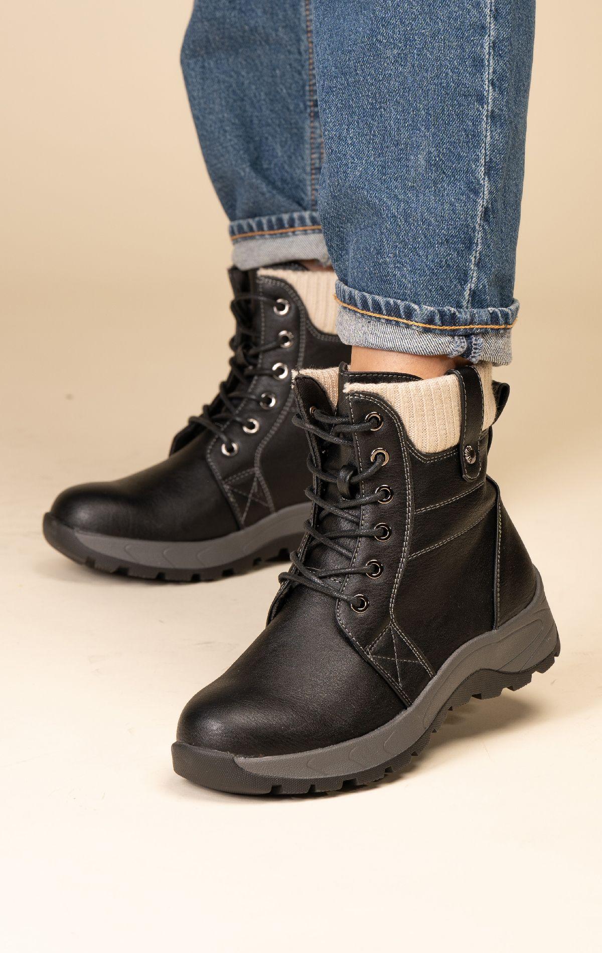 Botín Casual Mujer Negro Dacey Chinitown-3