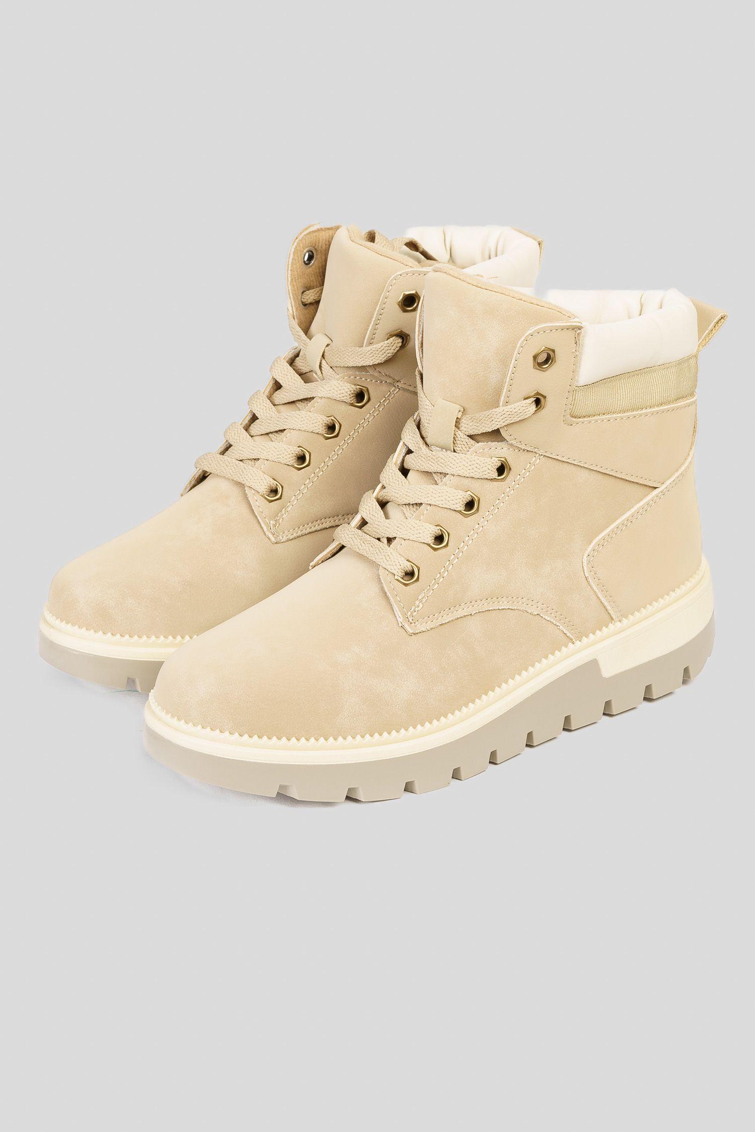 Botín Casual Mujer Beige Trey Chinitown-2