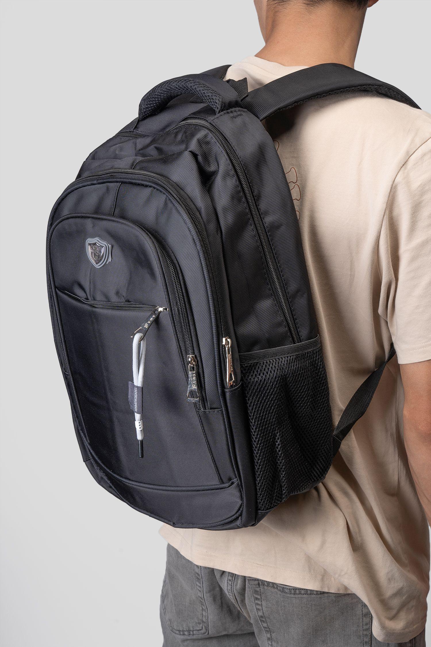 Mochila Notebook Antirobo Negro Chinitown-2