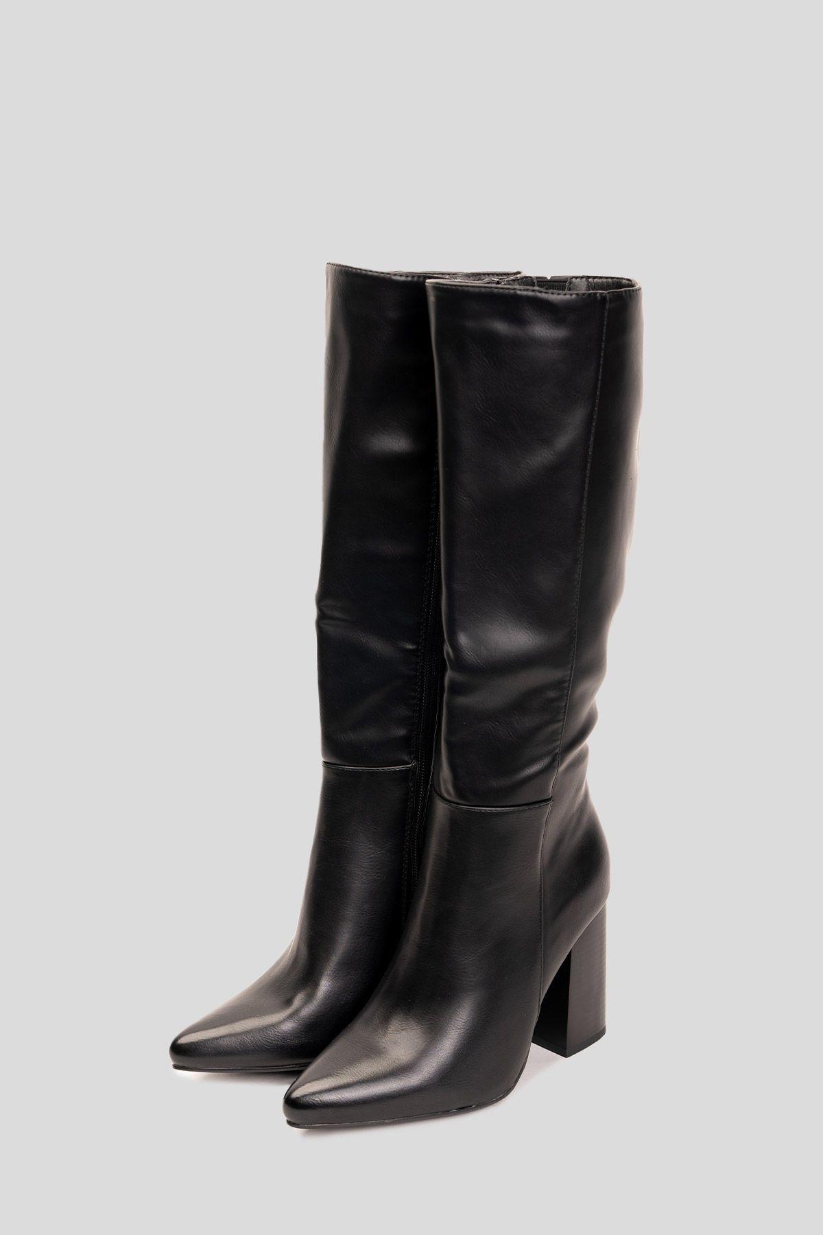 Bota Larga Mujer Negro Eskol Chinitown-4
