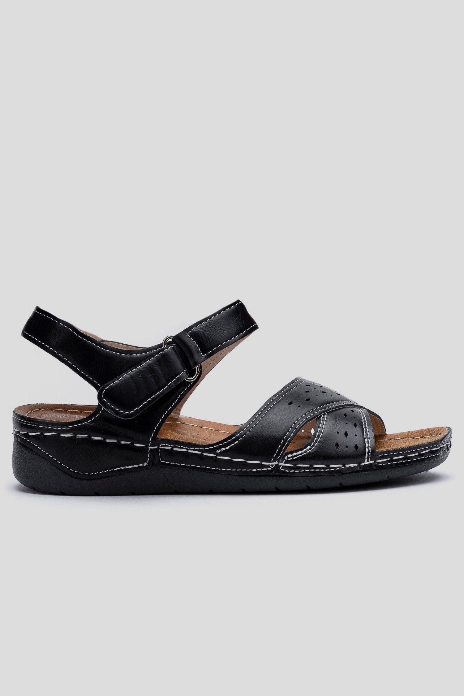 Sandalia Mujer Negro Salma Apóstol-0