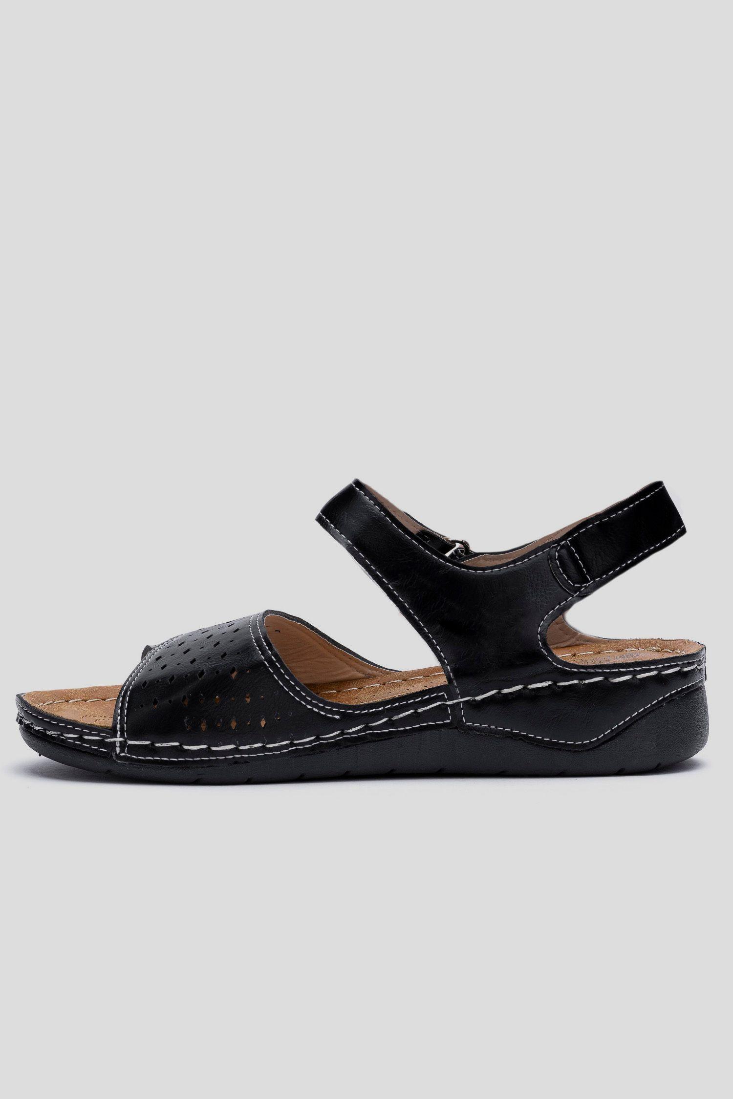 Sandalia Mujer Negro Salma Apóstol-1