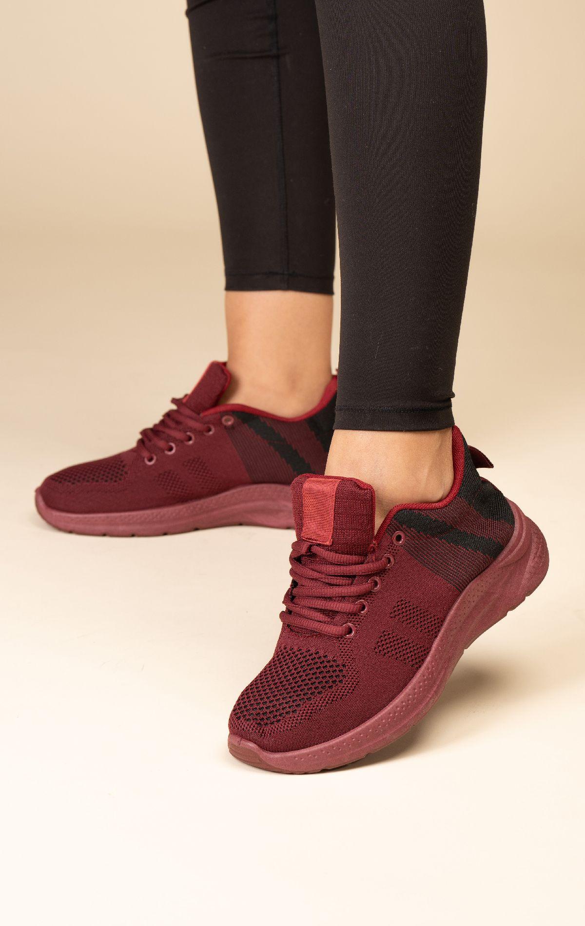 Zapatilla Deportiva Mujer Rojo Badia Chinitown-4