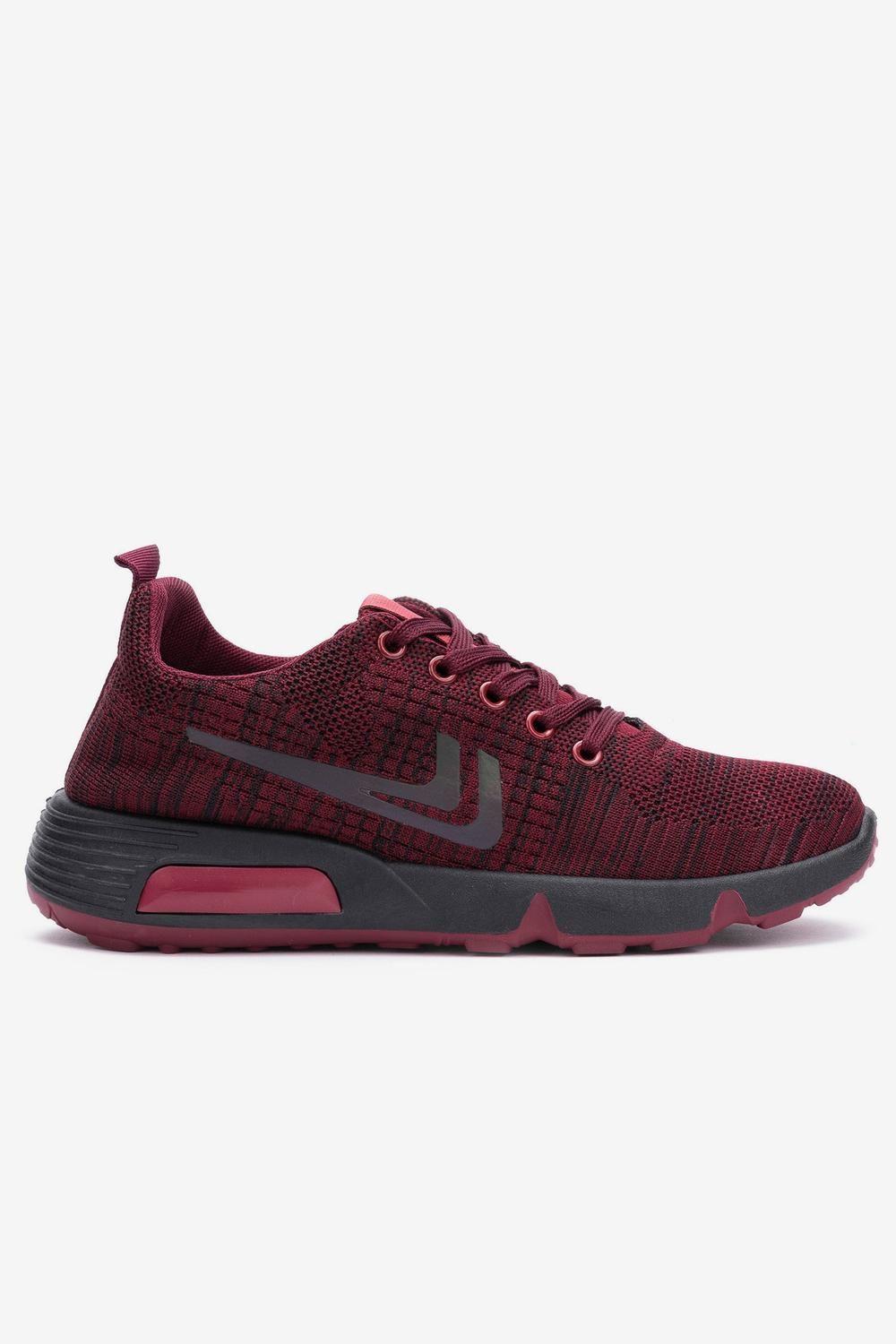 Zapatilla Mujer Rojo Oscuro Yuli Chancleta-0