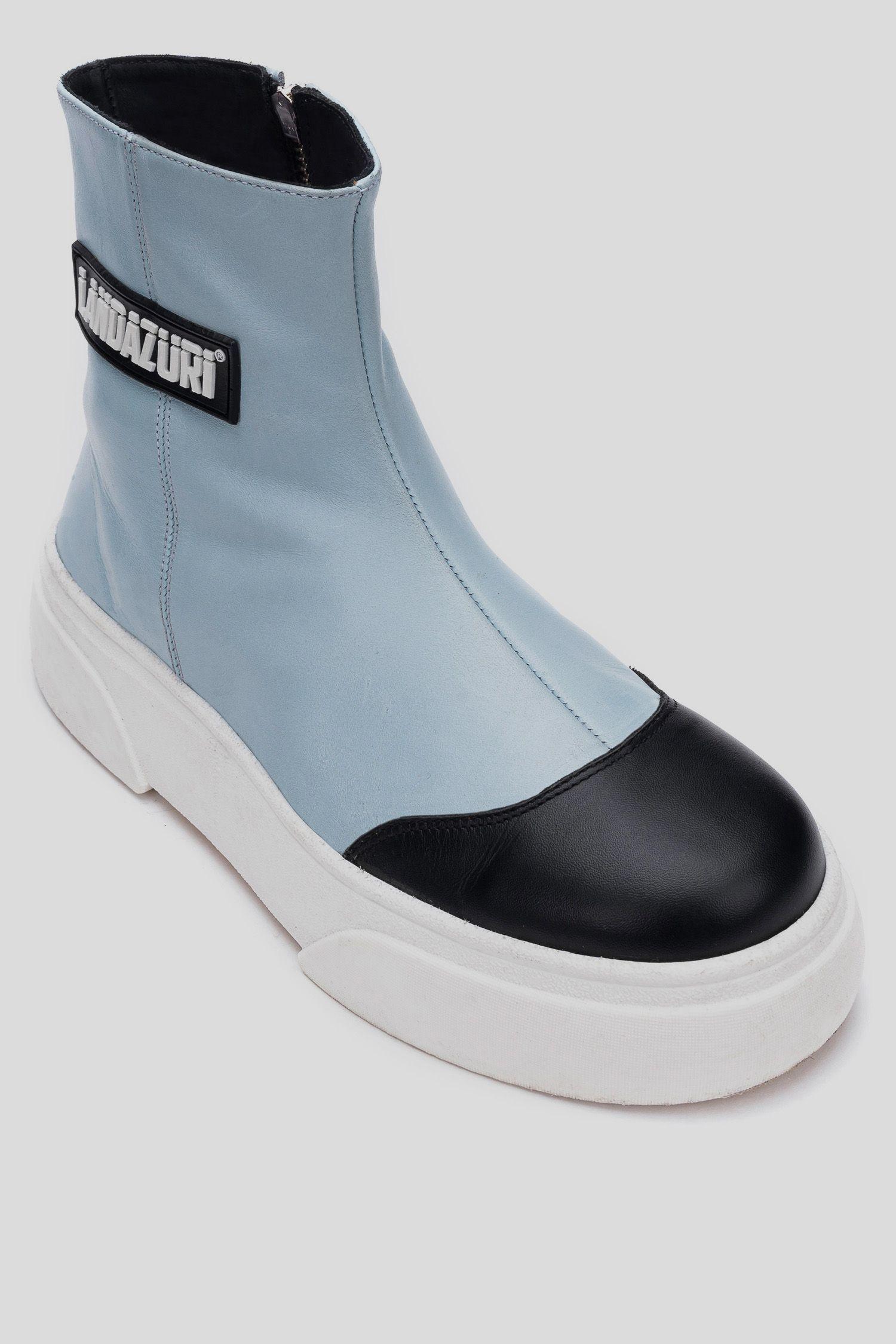 Zapatilla Cuero Frigg Celeste Landazuri-2