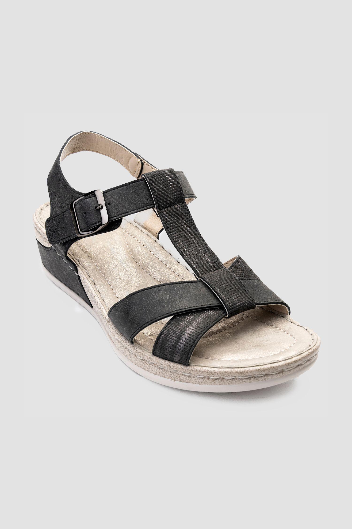 Sandalia Mujer Gris Bernarda Chinitown-2