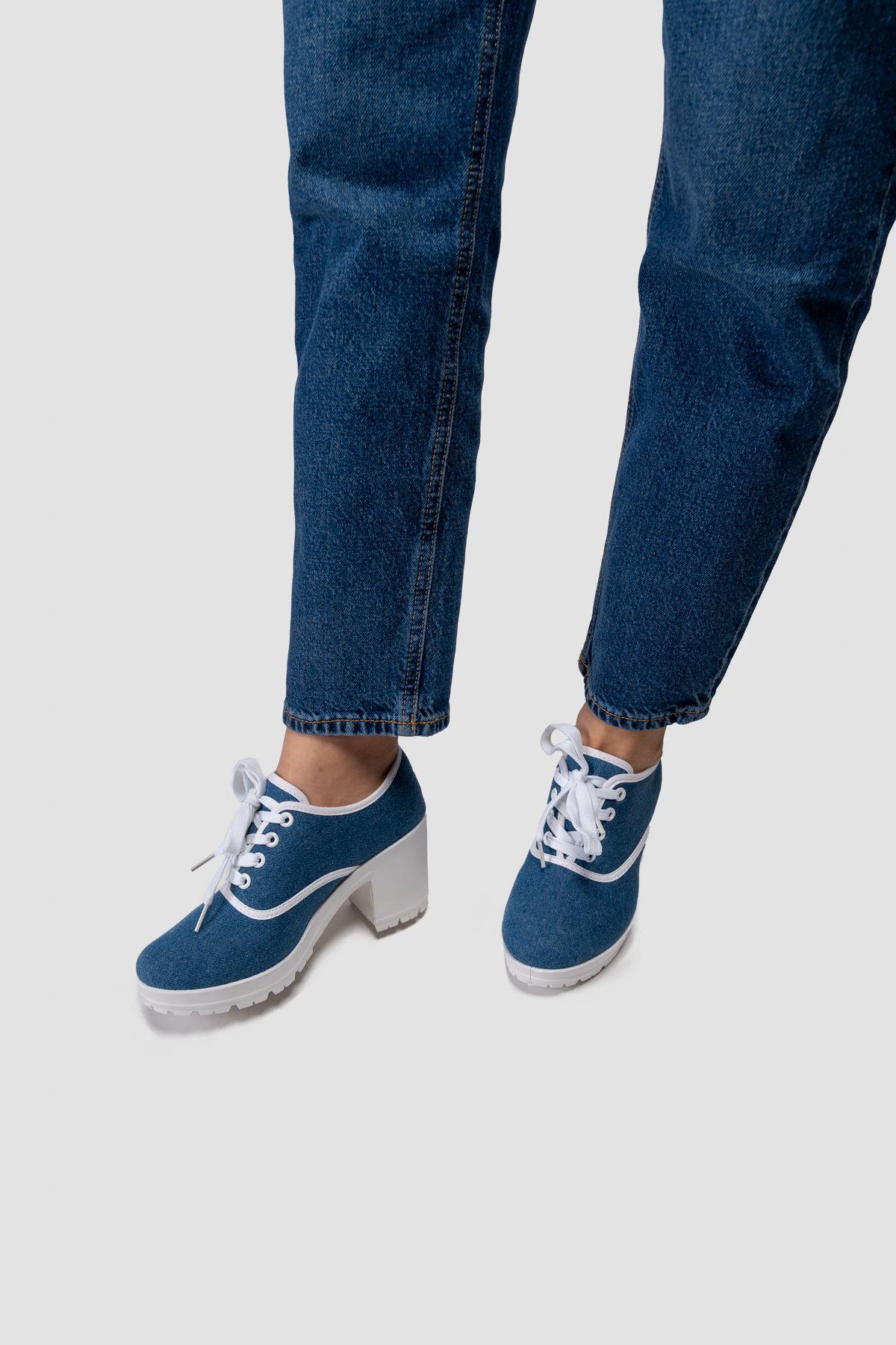 Zapatilla Mujer Azul Layla Carbin-1