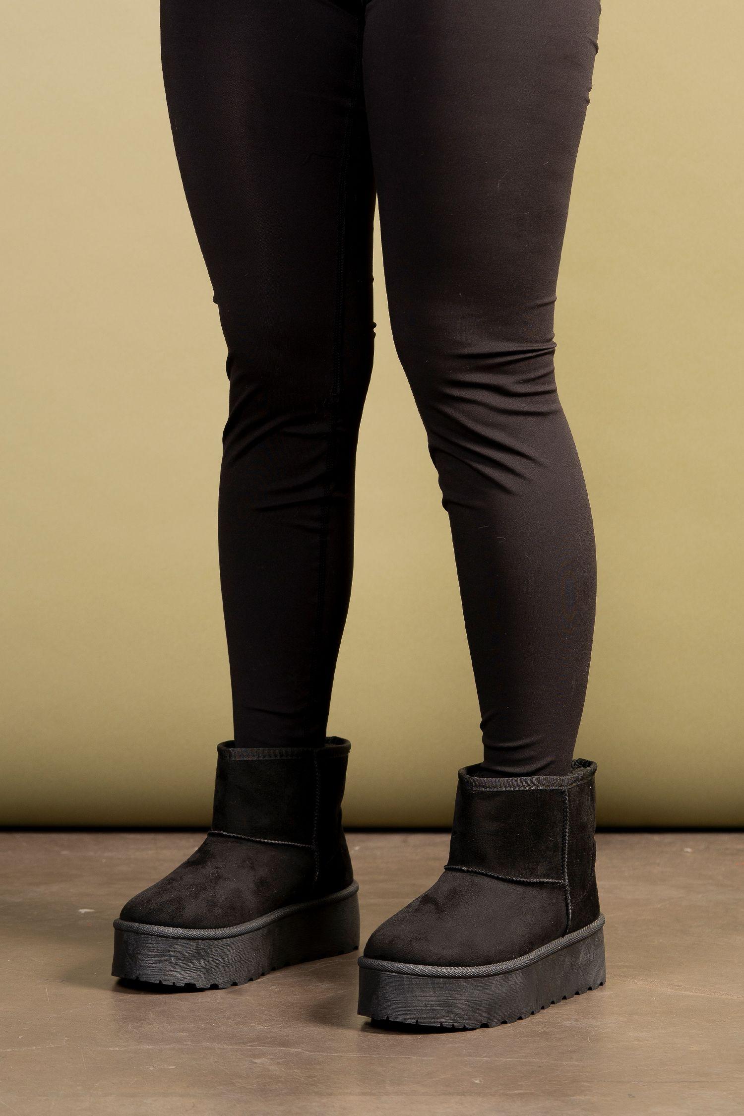Botín Mujer Negro Blanche Chinitown-1