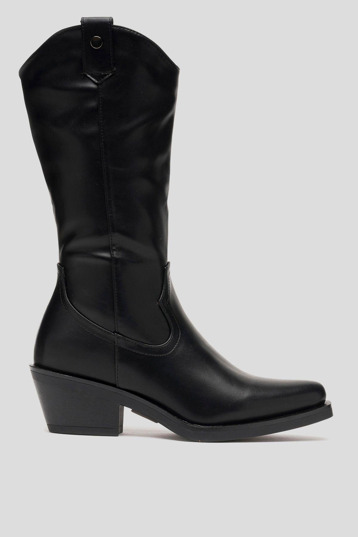 Bota Mujer Negro Llanera Carbin-0