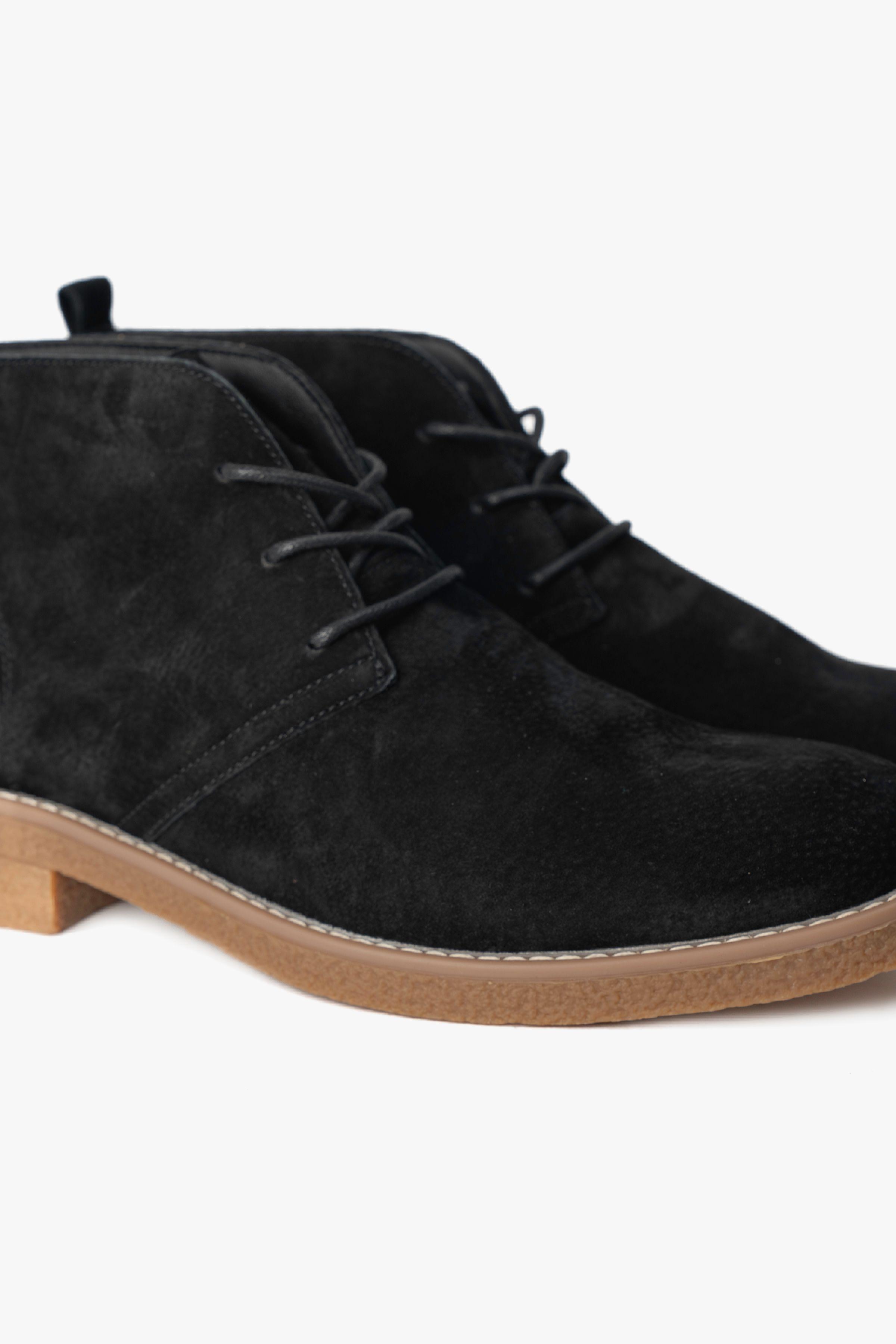 Botín Casual Hombre Negro Carli Chinitown-2