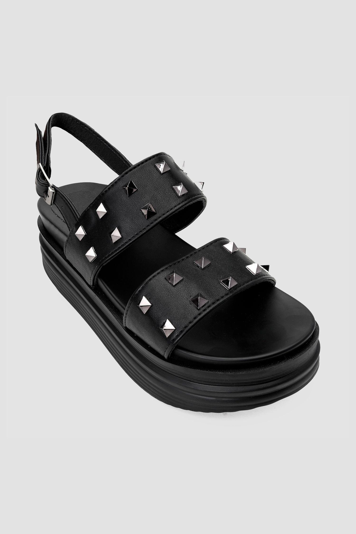 Sandalia Mujer Negro Matilde Chinitown-2