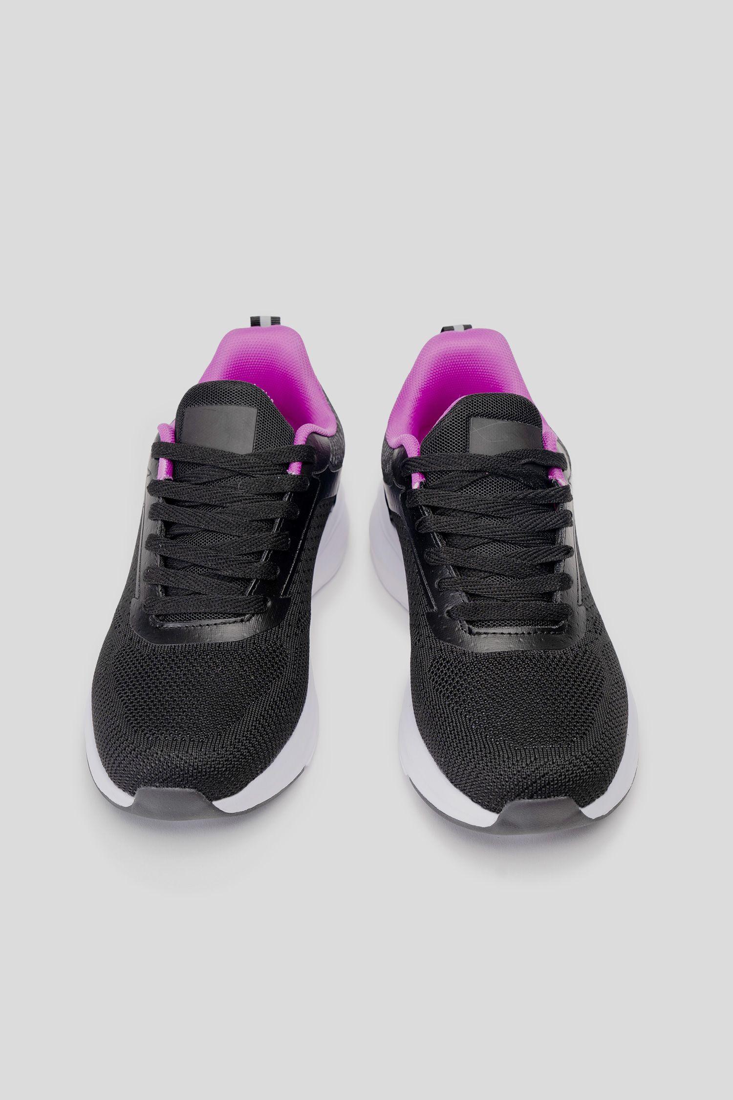 Zapatilla Mujer Negro Morado Neole Chinitown-2