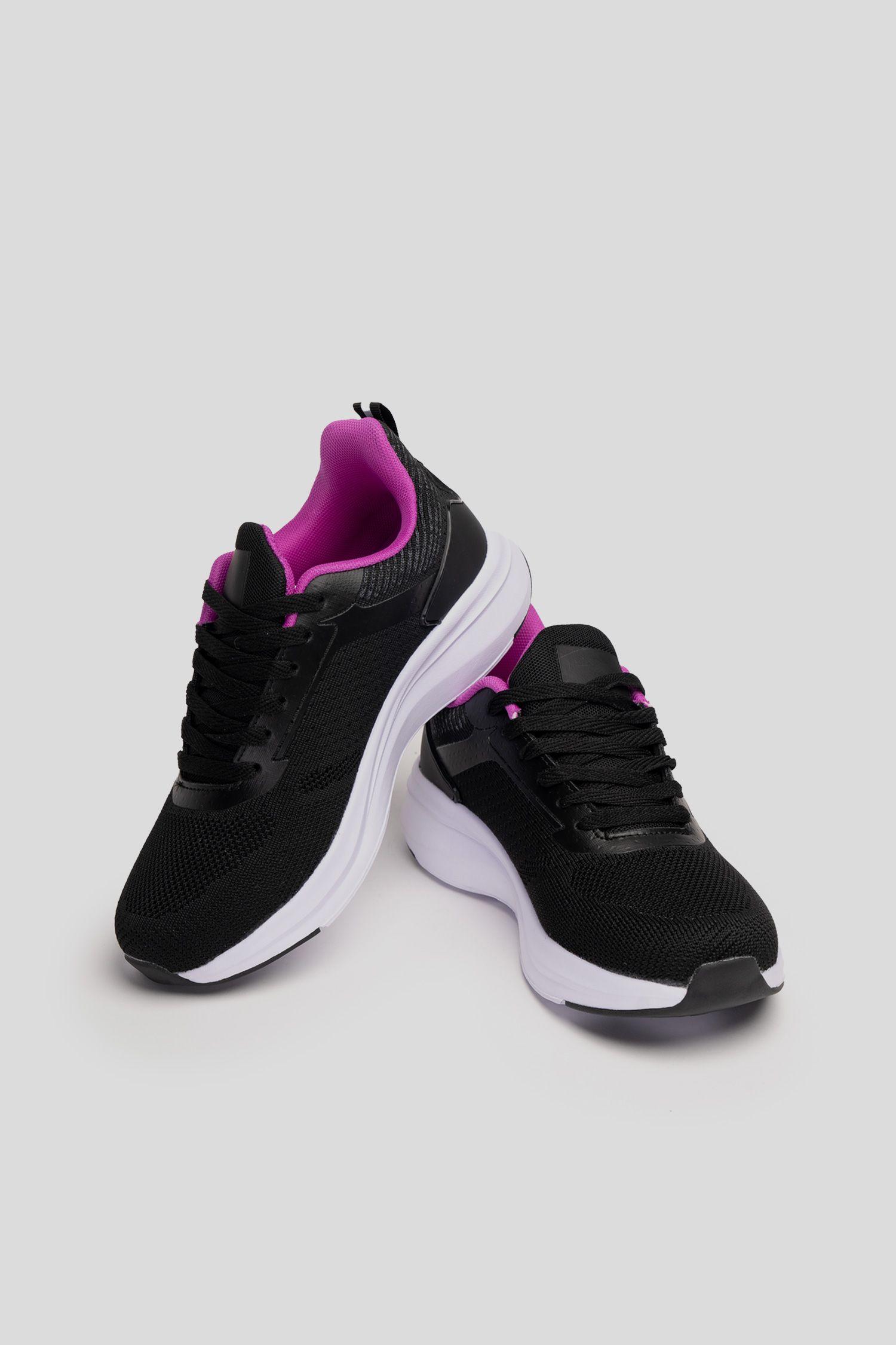 Zapatilla Mujer Negro Morado Neole Chinitown-3