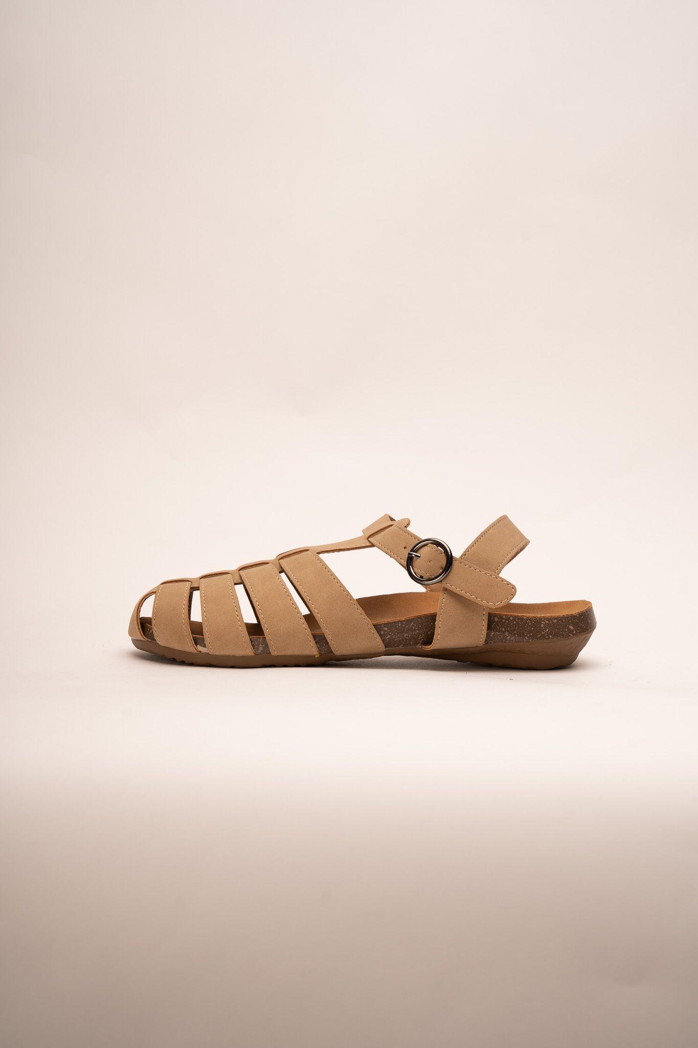 Sandalia Casual Mujer Café Nefra Chinitown-0