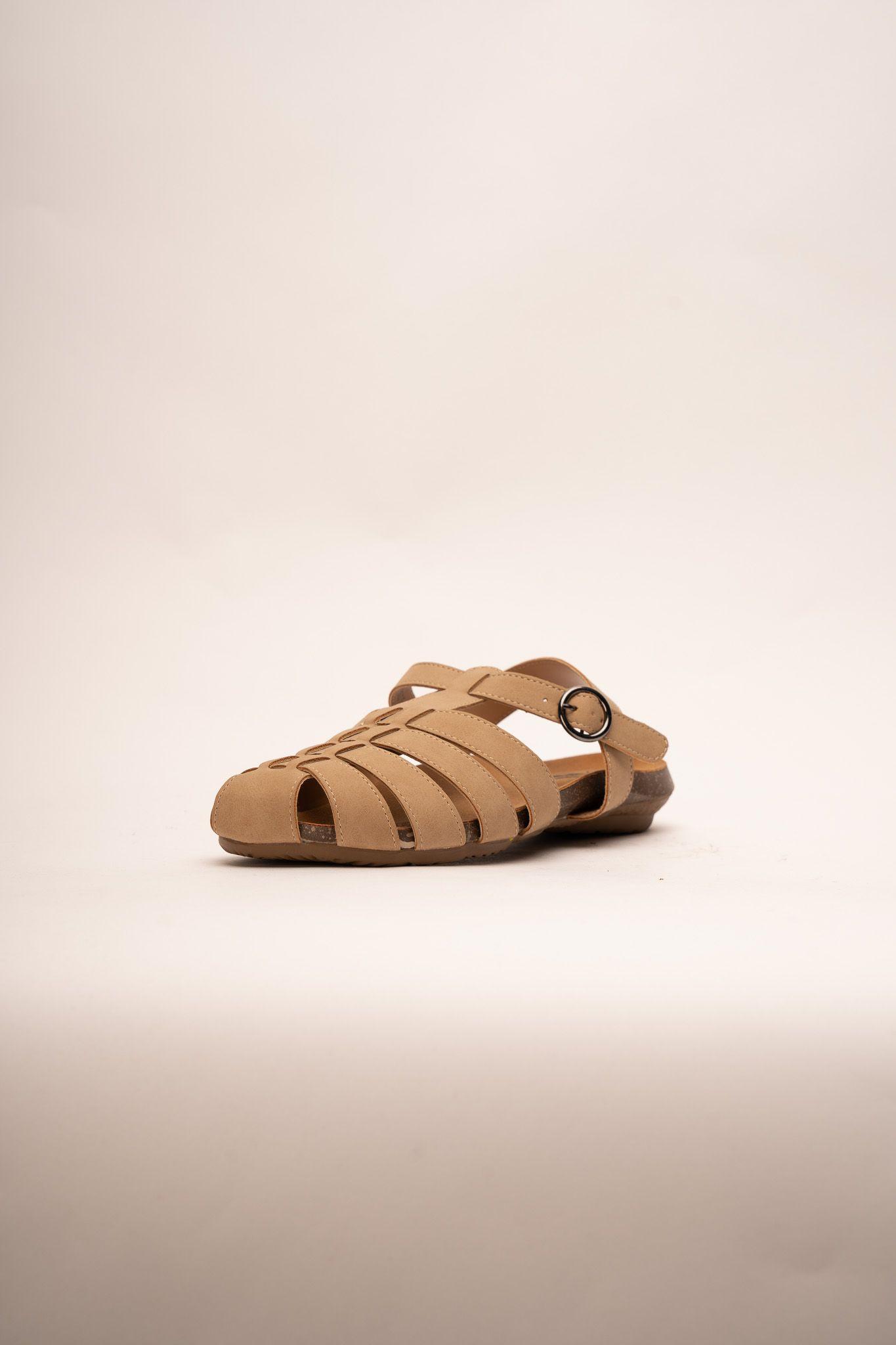 Sandalia Casual Mujer Café Nefra Chinitown-1