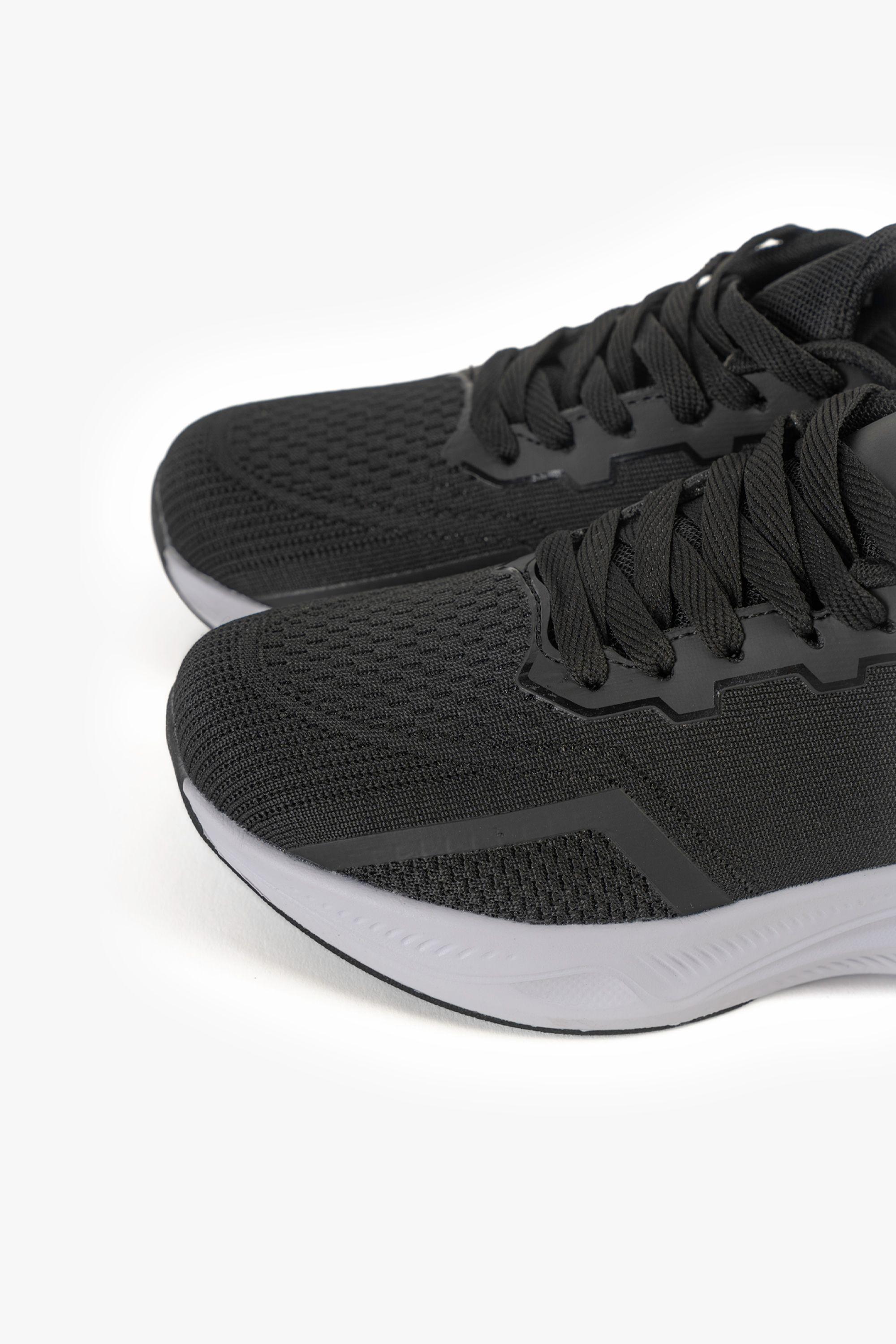 Zapatilla Deportiva Mujer Negro Blanco Gailen Chinitown-5