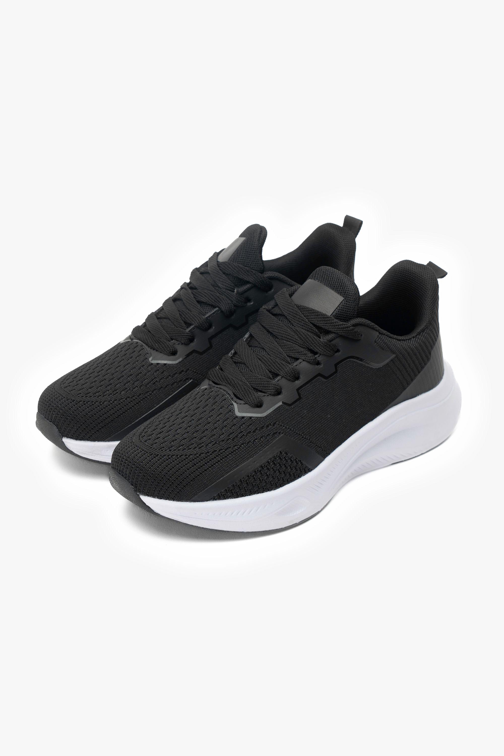 Zapatilla Deportiva Mujer Negro Blanco Gailen Chinitown-3