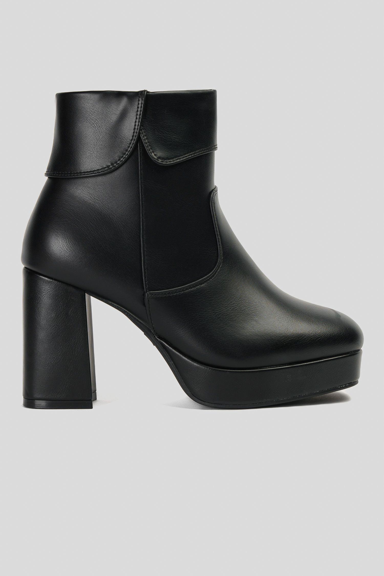 Botín Mujer Negro Hassan Thunder Blue-0