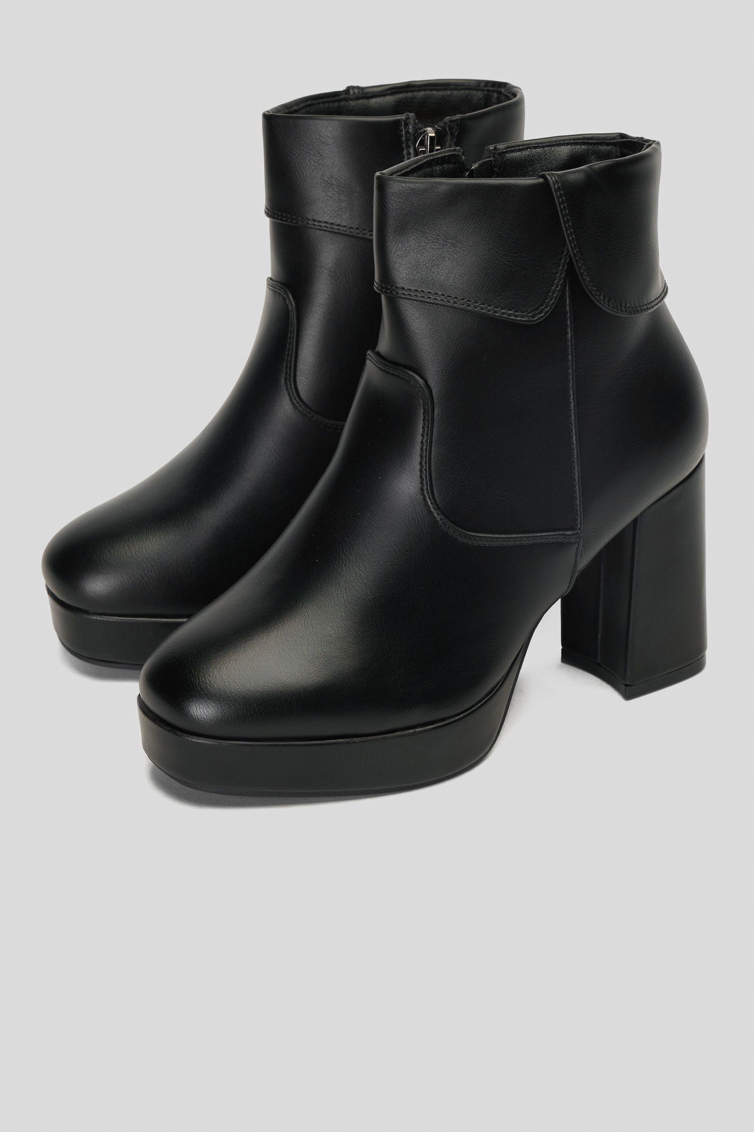 Botín Mujer Negro Hassan Thunder Blue-2