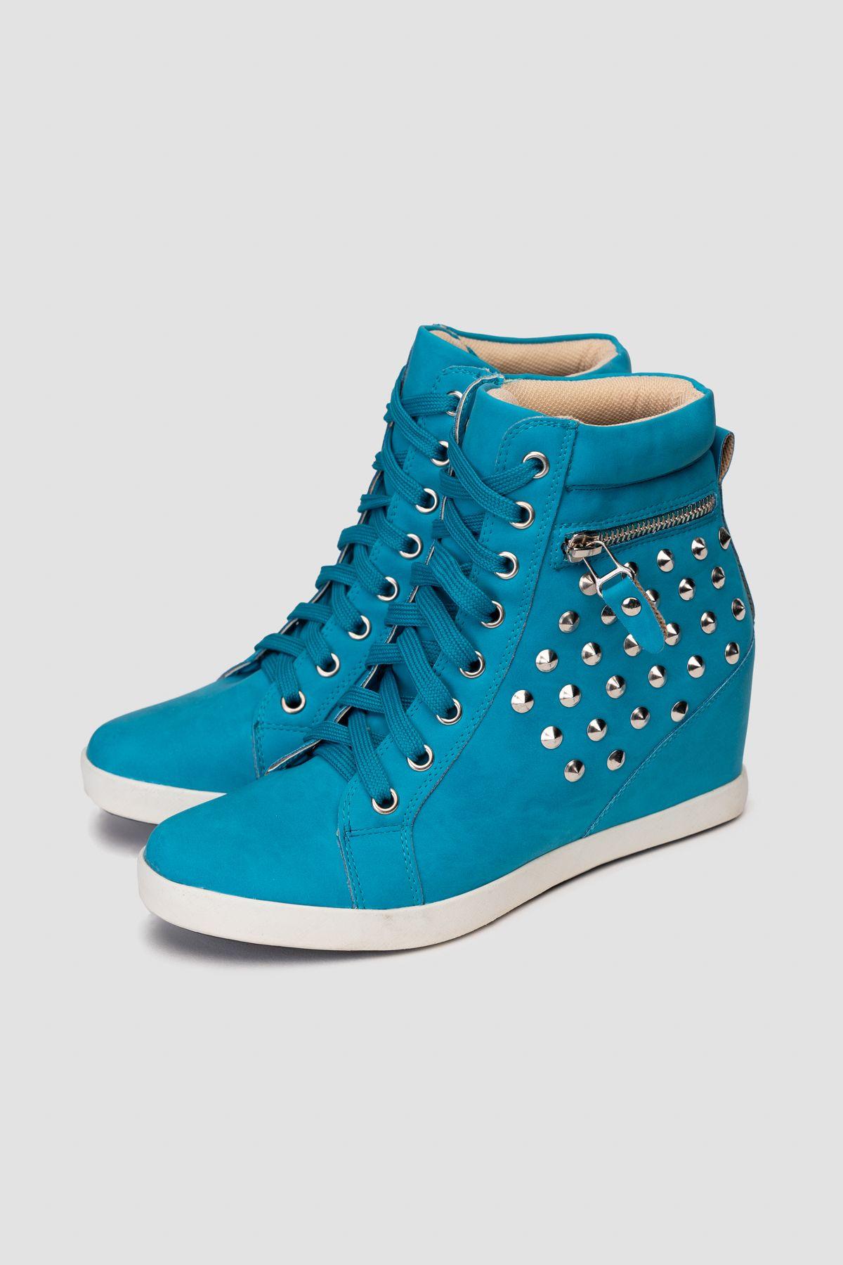 Zapatilla Mujer Azul Gianna Carbin-1